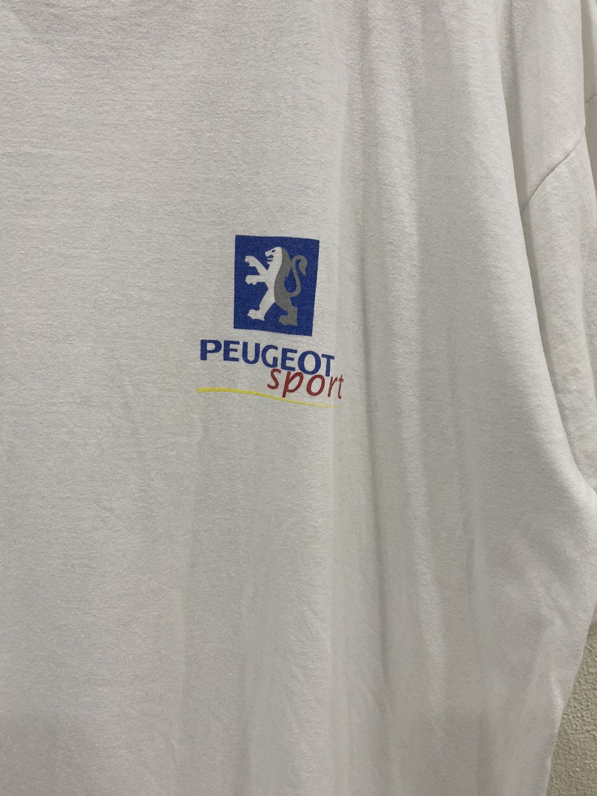 Vintage Vintage 90s Peugeot Sport T-Shirts Size L Size US L / EU 52-54 / 3 - 3 Thumbnail