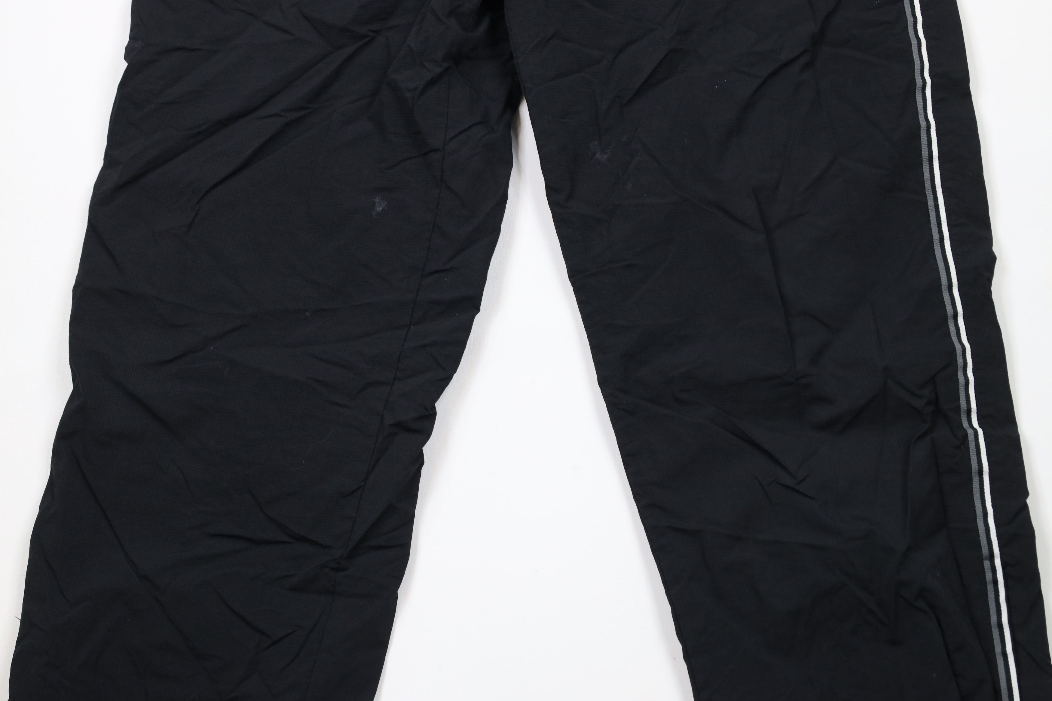 Reebok × Vintage Vintage 90s Reebok Spell Out Lined Striped Windbreaker Pants Size US 36 / EU 52 - 3 Thumbnail