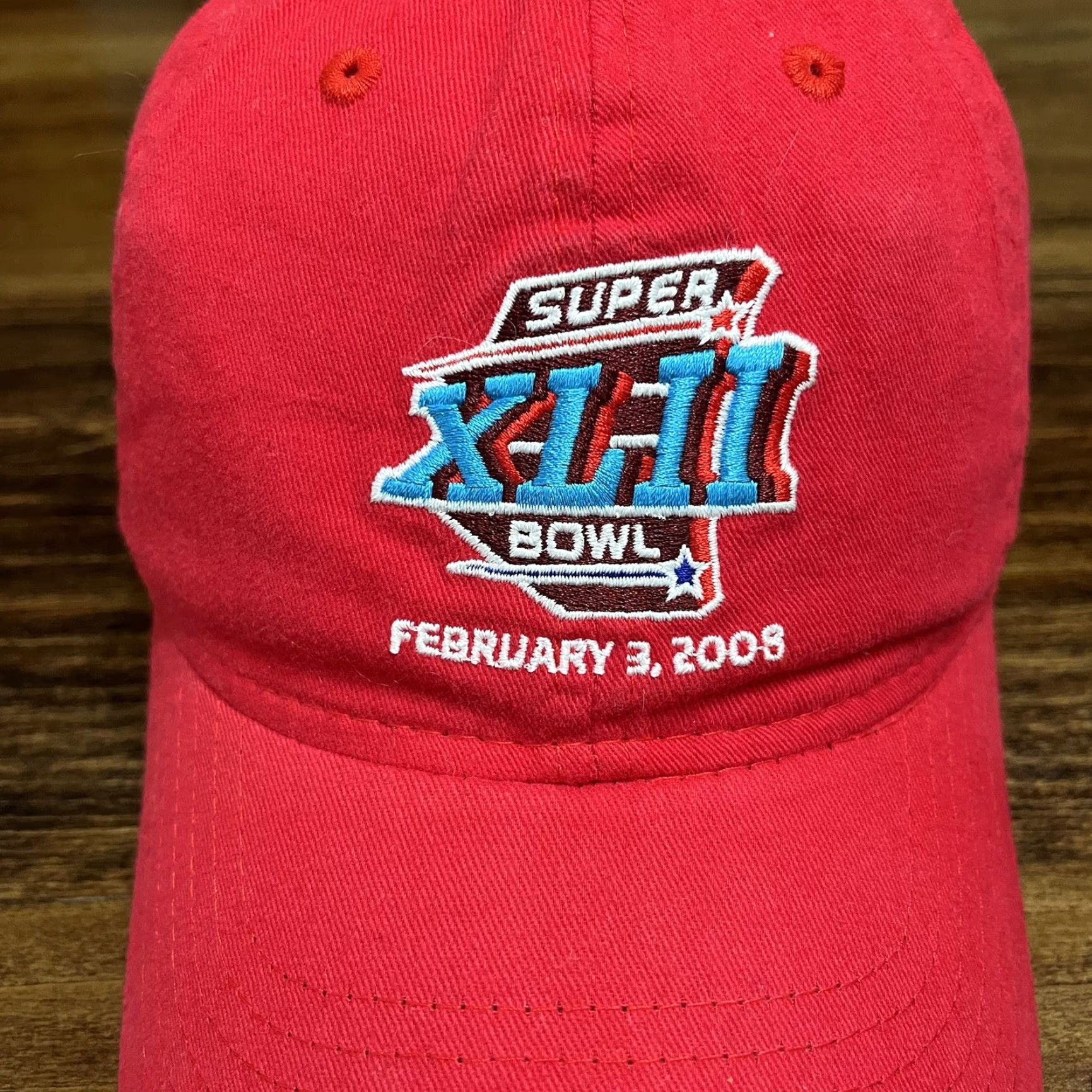NFL NFL Hat, Football Cap, Red, Adjustable, 2008, Mens, One Size, NFL, Baseball Cap, Sports, Football, Vintage: No Size ONE SIZE - 7 Thumbnail