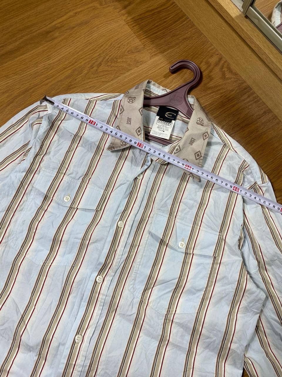 Just Cavalli Just Cavalli Stripe Vintage pocket striped shirt vintage Size US XXL / EU 58 / 5 - 12 Thumbnail