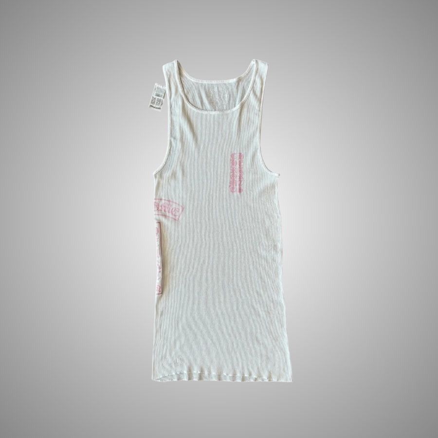 Chrome Hearts CHROME HEARTS WHITE & PINK T-BAR LOGO TANK TOP Size US L / EU 52-54 / 3 - 1 Thumbnail