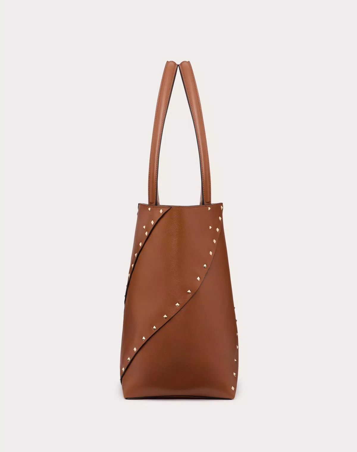 Valentino oc11z0725 Size:OS/ Wispy Shopping Bag In Calfskin in Brown Size ONE SIZE - 4 Thumbnail