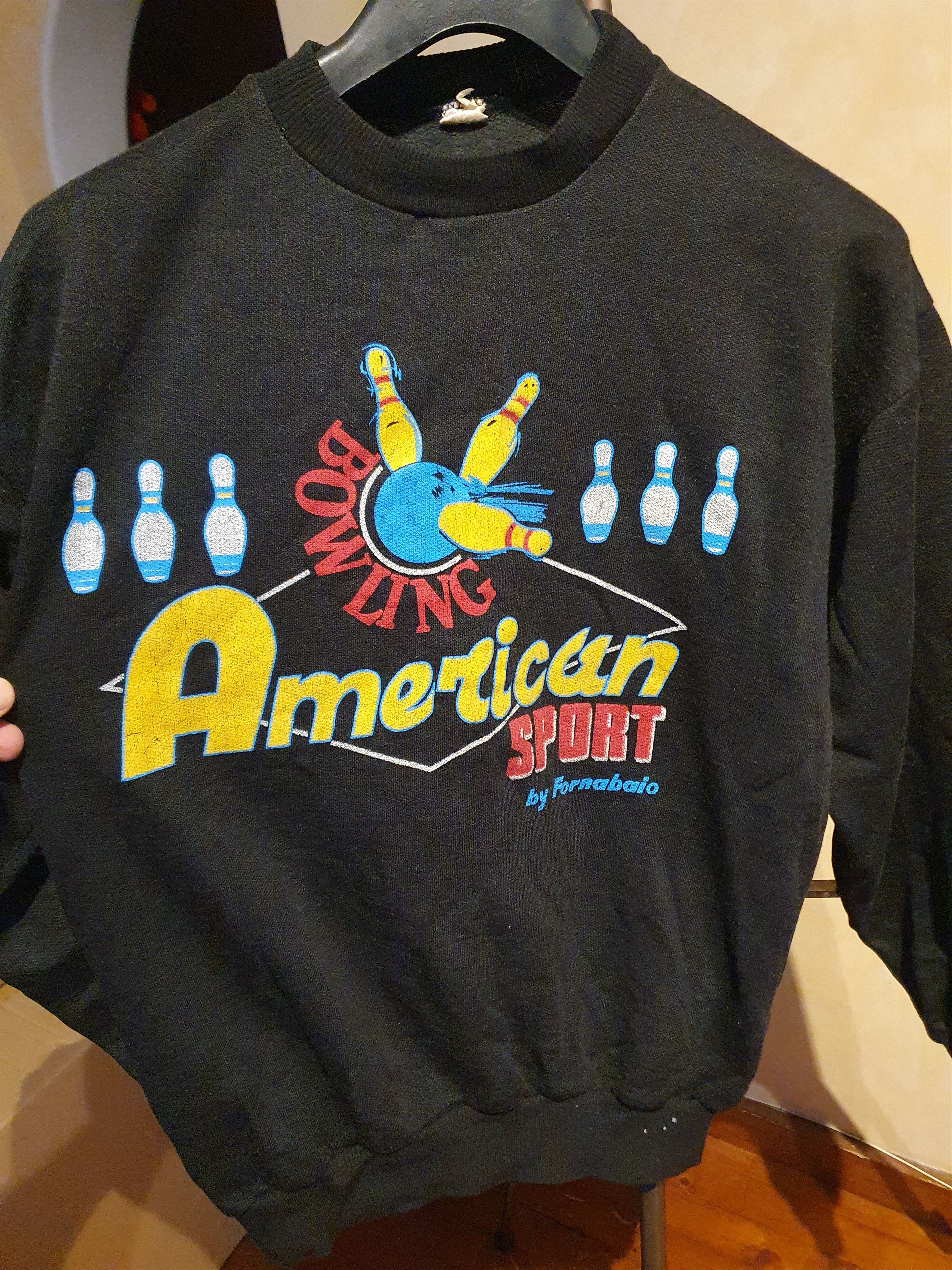 Vintage Bowling American Sport by Fornabaio Vintage Sweatshirt sz M Size US M / EU 48-50 / 2 - 5 Thumbnail