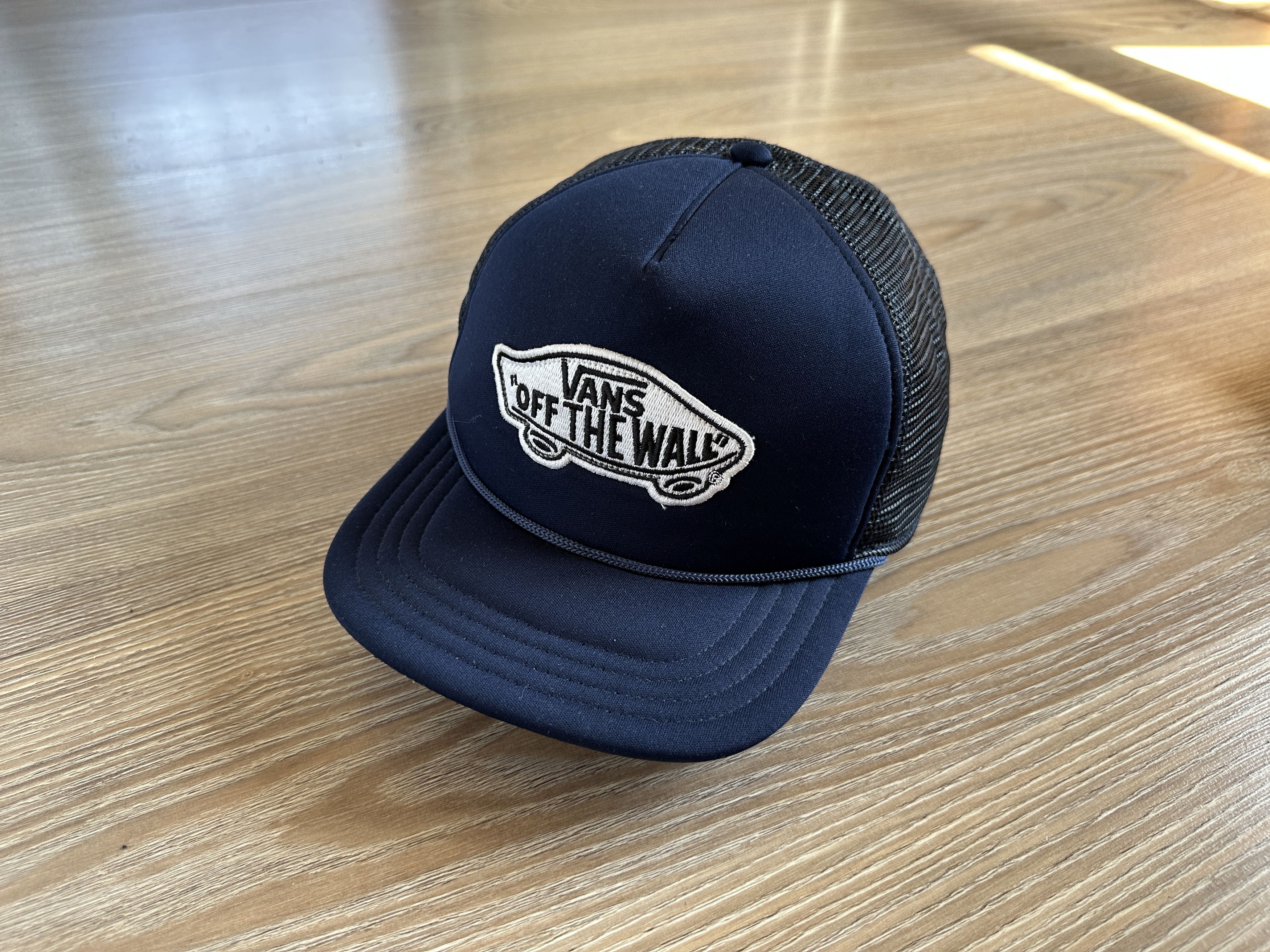 Vans Vans Vintage Blue Trucker Snapback Hat Size ONE SIZE - 1 Thumbnail