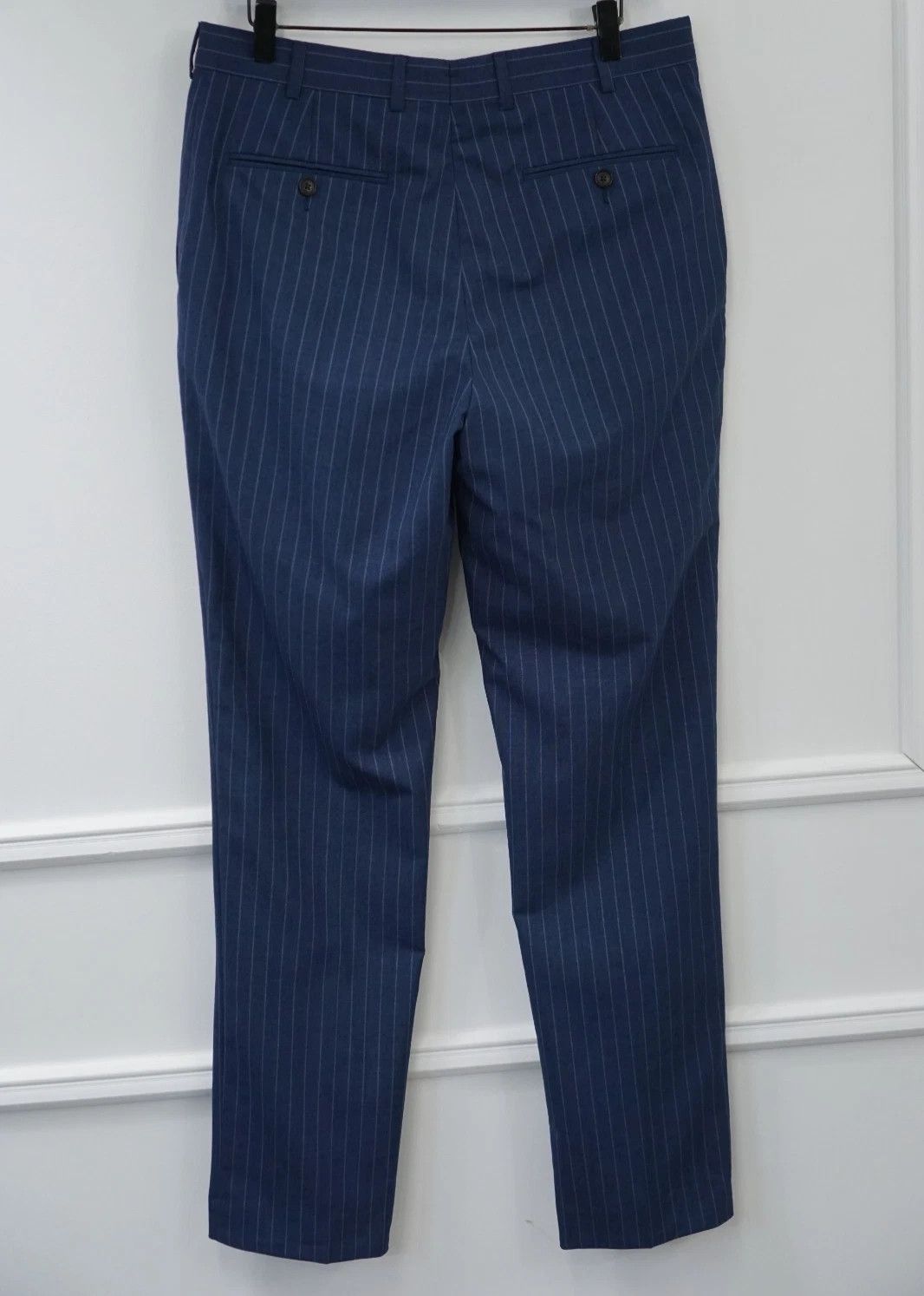 Suitsupply Men Suitsupply Pants Navy Blue Wool Sienna Size UK/US38 Size 38R - 2 Thumbnail