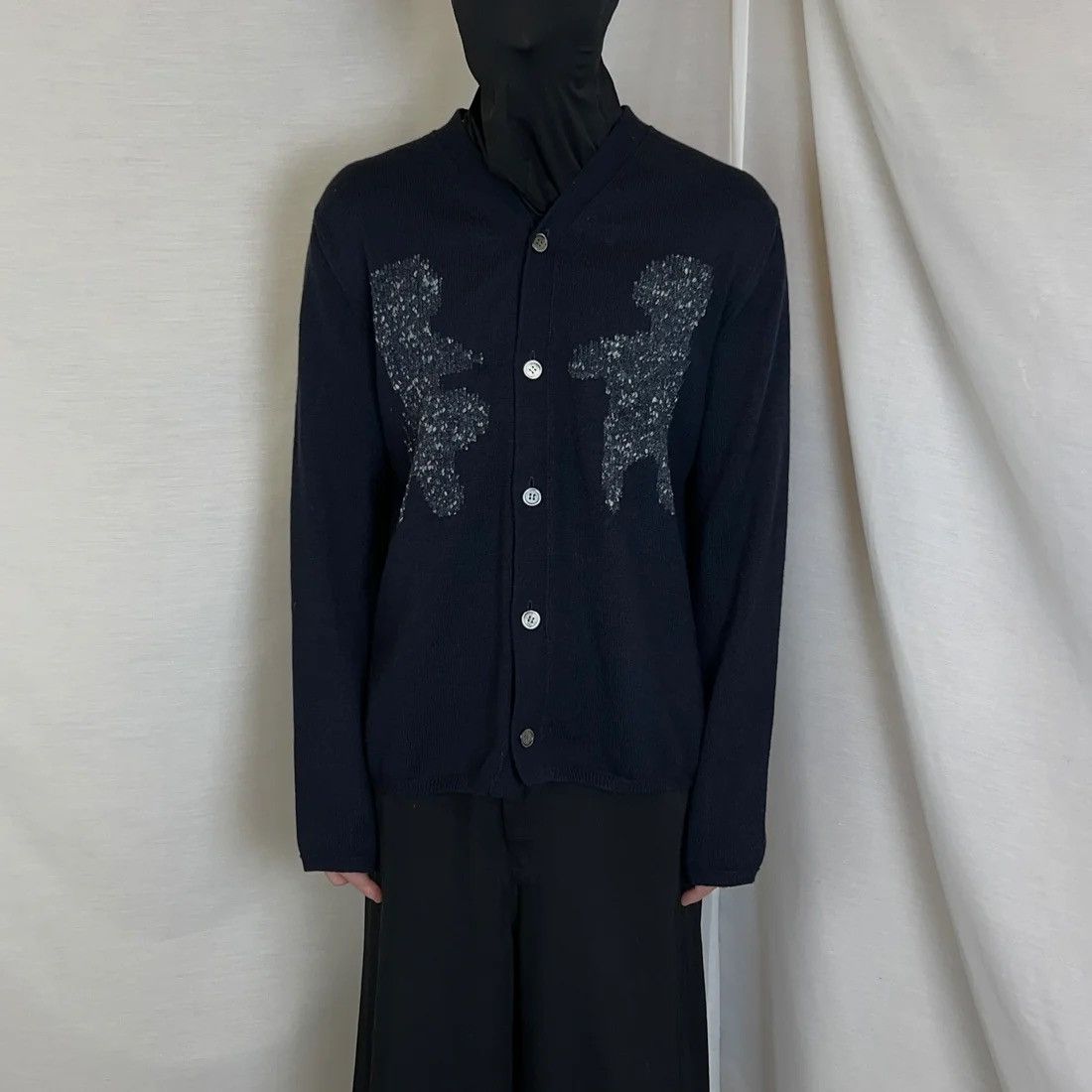 Comme des Garcons Comme des Garcons Shirt Intarsia Cardigan - AW19 Size US M / EU 48-50 / 2 - 2 Thumbnail