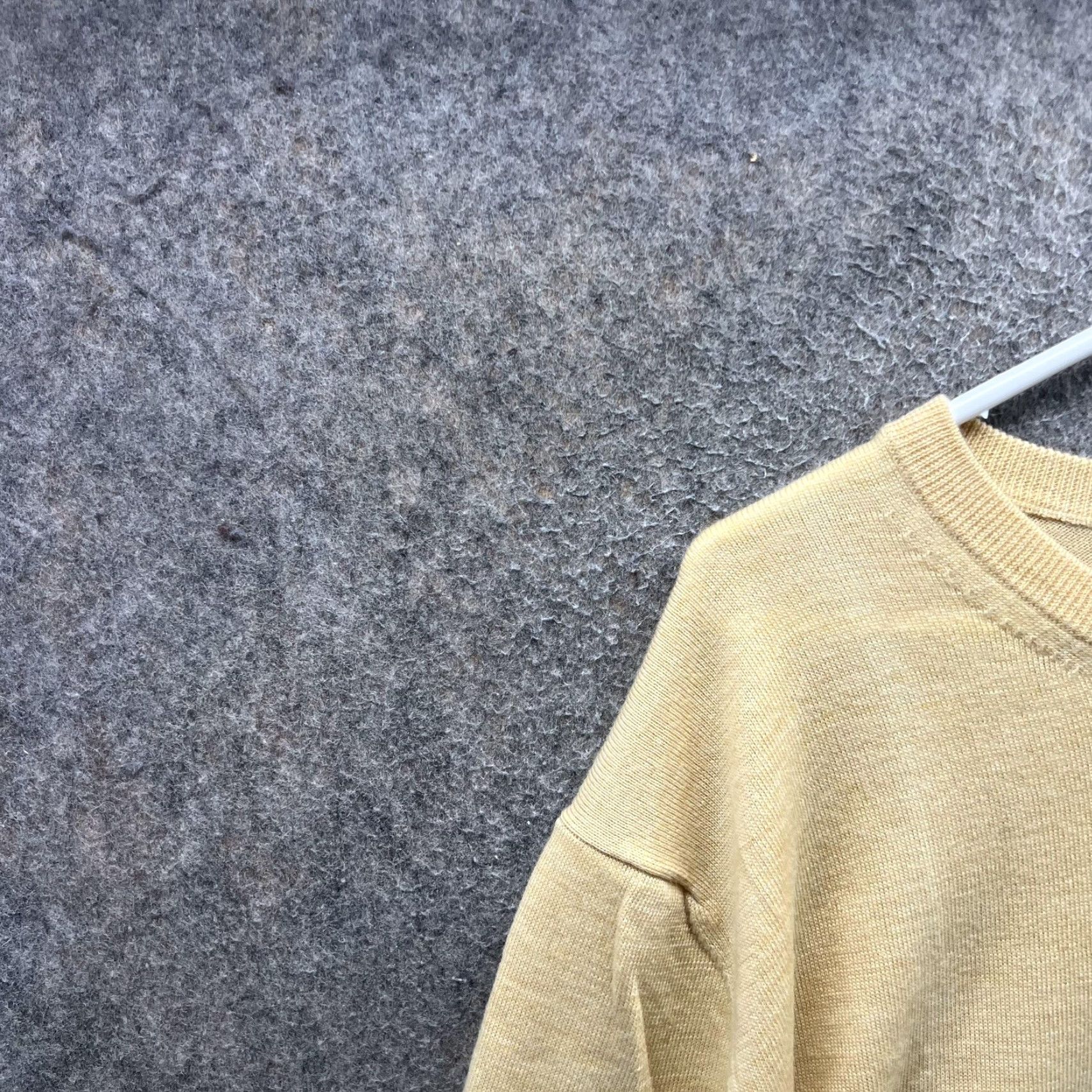 Faconnable Faconnable Sweater Mens XL Beige Lightweight Crewneck Pullover Knit Casual Fall Mens XL Beige Faconnable Logo Size US XL / EU 56 / 4 - 6 Thumbnail