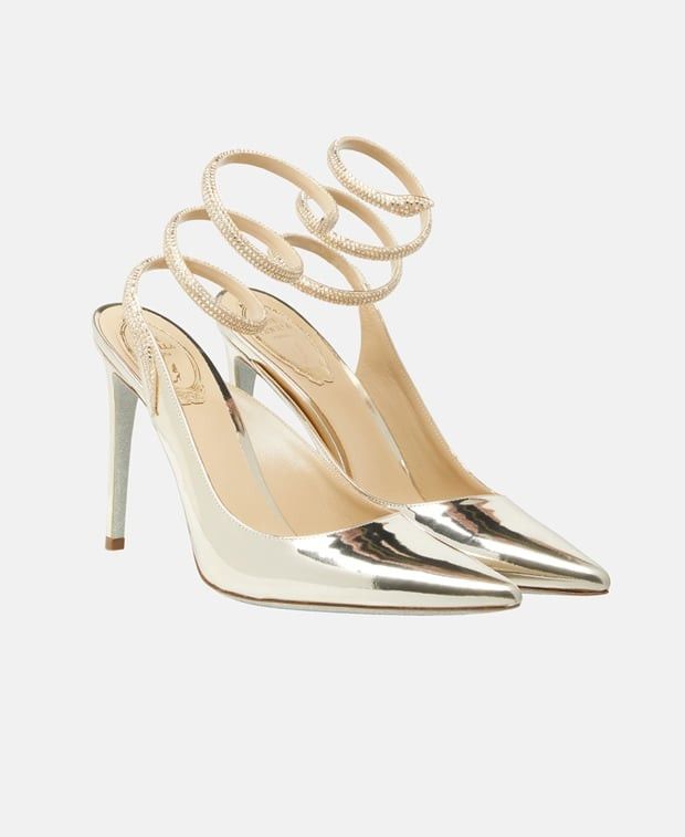 Pumps with calf lacing