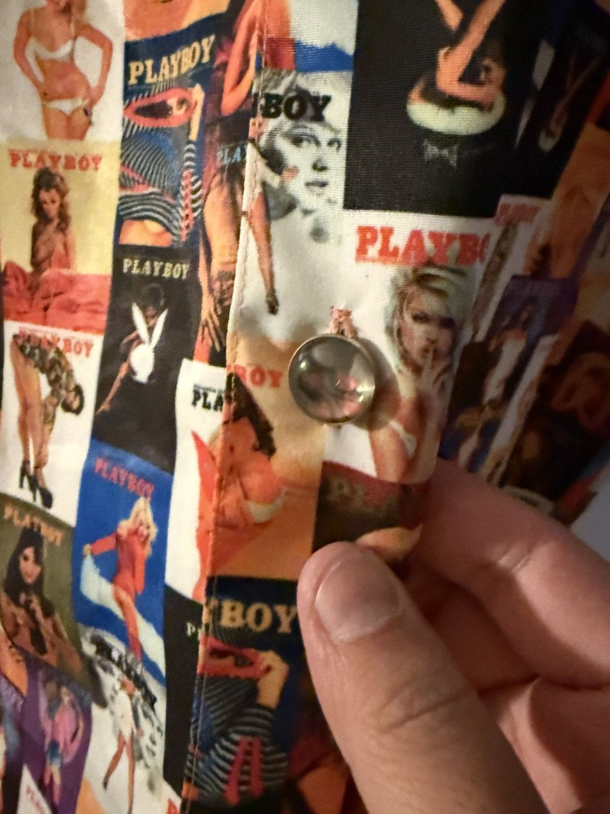 Playboy Vintage Playboy Allover Print Button-Up XL Size US XL / EU 56 / 4 - 3 Thumbnail