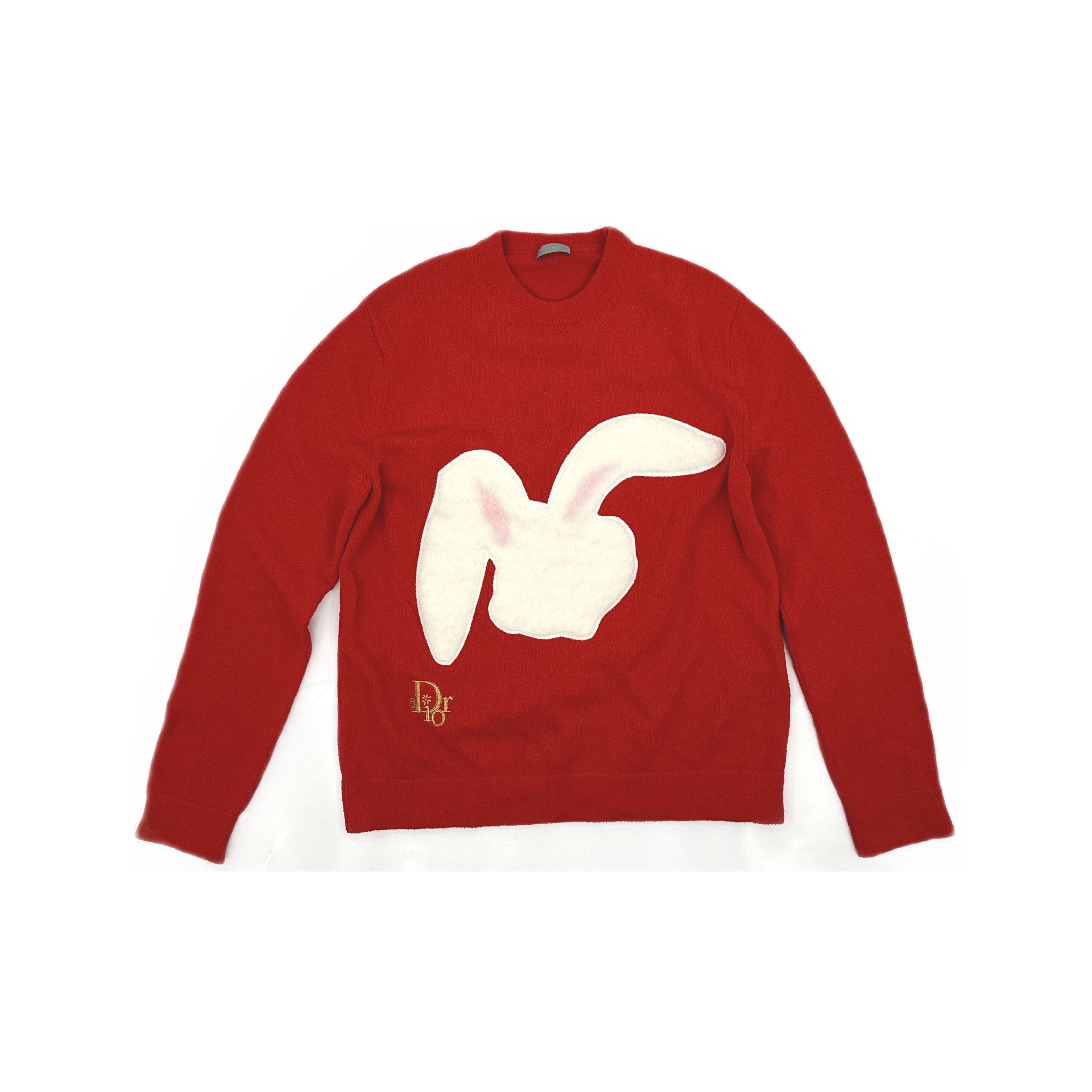 Dior Dior Year of the Rabbit Intarsia Sweater Size M Size US M / EU 48-50 / 2 - 1 Thumbnail