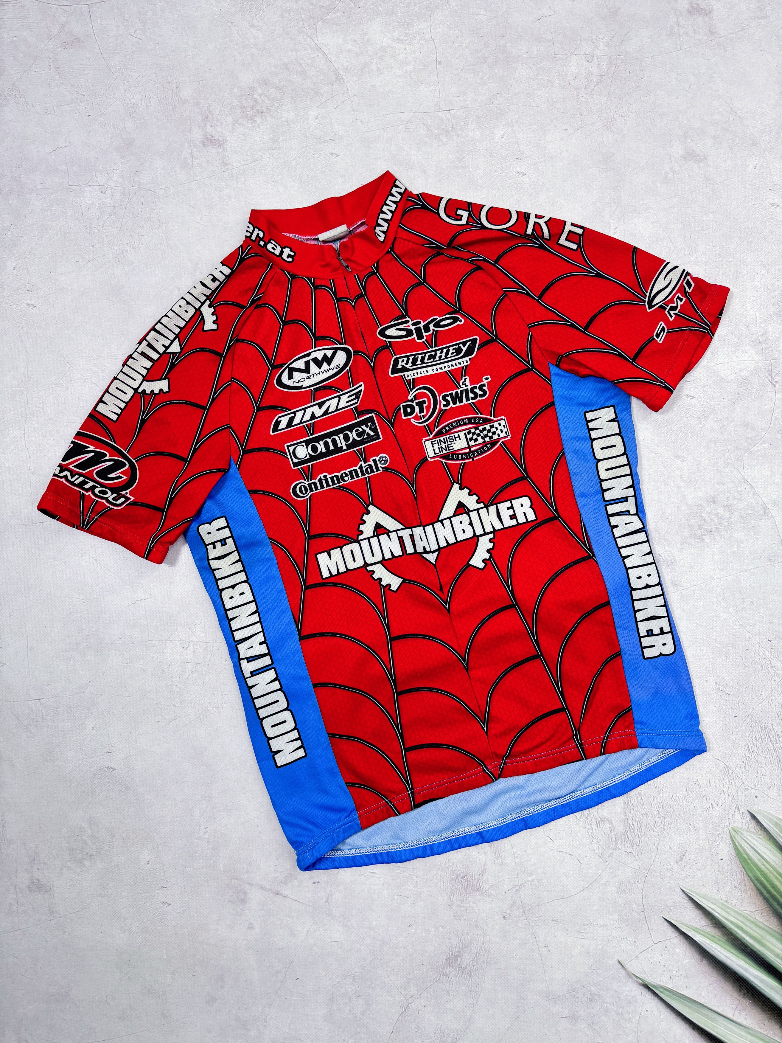 Vintage Mountainbiker Cycling Jersey Continental Giro DT Swiss Size US M / EU 48-50 / 2 - 1 Thumbnail