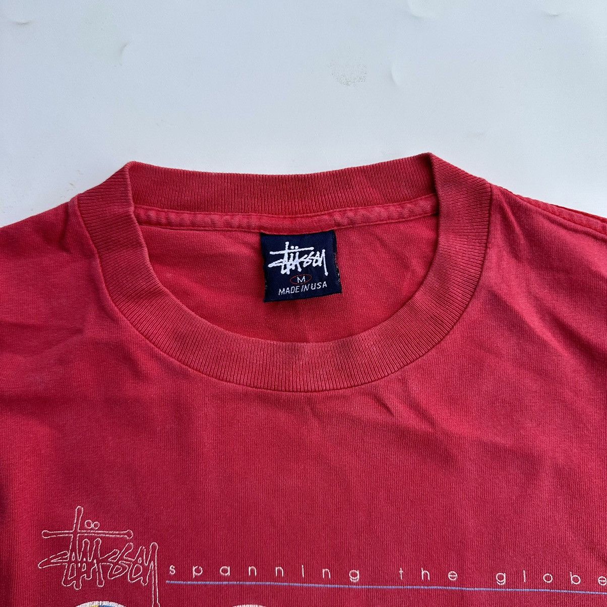 Stussy × Vintage Vintage Stussy Spanning The Globe Size US M / EU 48-50 / 2 - 3 Thumbnail