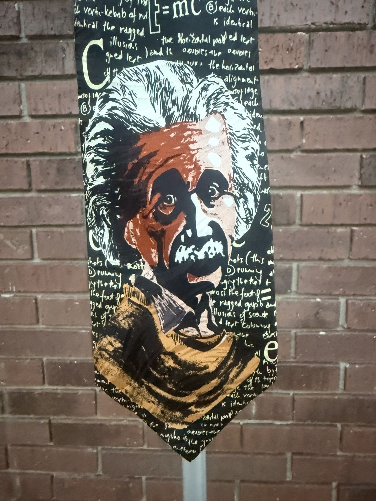 Other Albert Einstein Scientist Chemistry Silk Neck Tie Size ONE SIZE - 2 Thumbnail