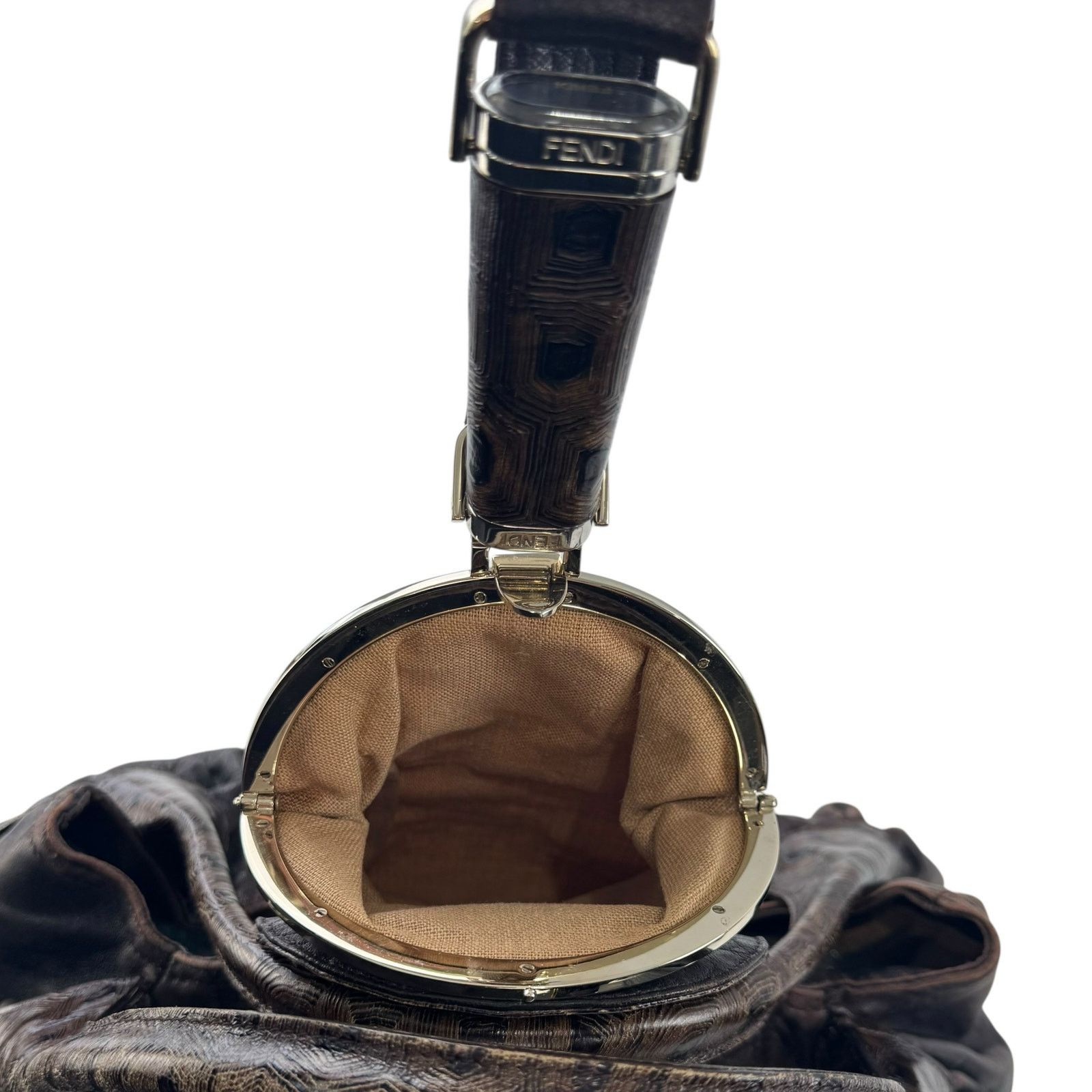 Fendi Fendi Zucca and Tortoiseshell Spy Bag Size ONE SIZE - 9 Thumbnail