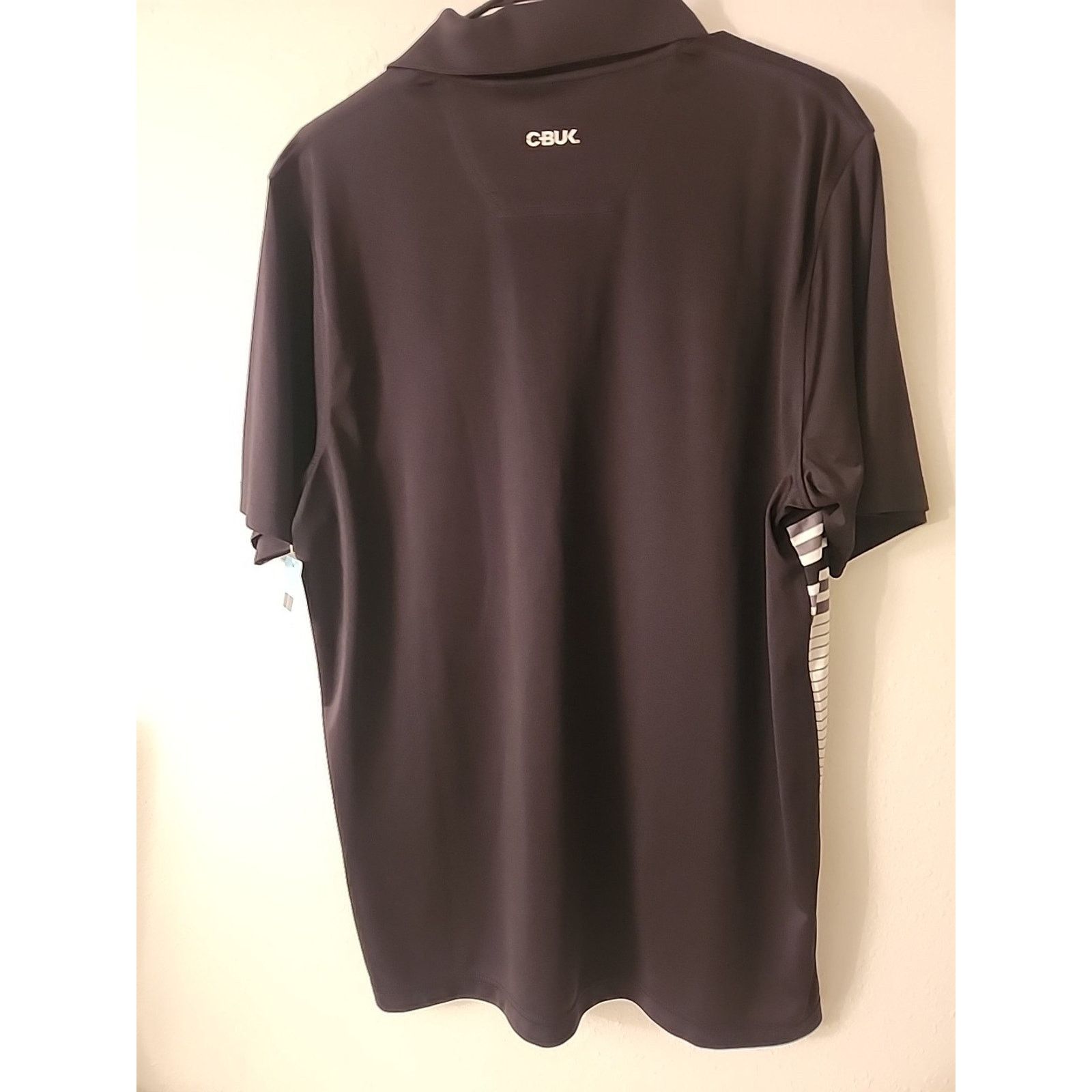 Other Corona Multicolor Golf Polo Black and Striped Mens dry fit Size US L / EU 52-54 / 3 - 6 Thumbnail
