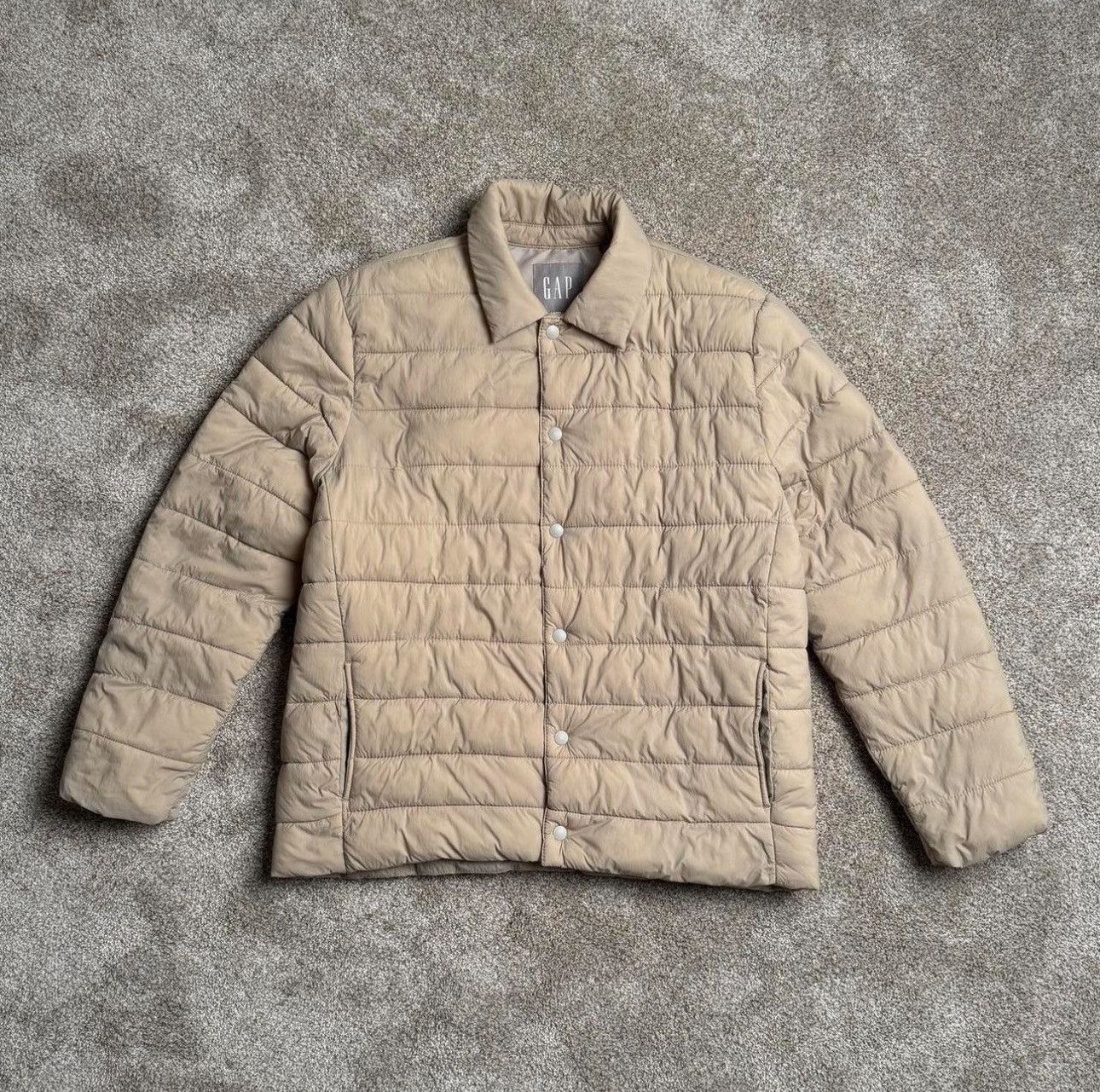 Other GAP “CRÈME” PUFFER BUTTON-UP JACKET Size US M / EU 48-50 / 2 - 1 Thumbnail