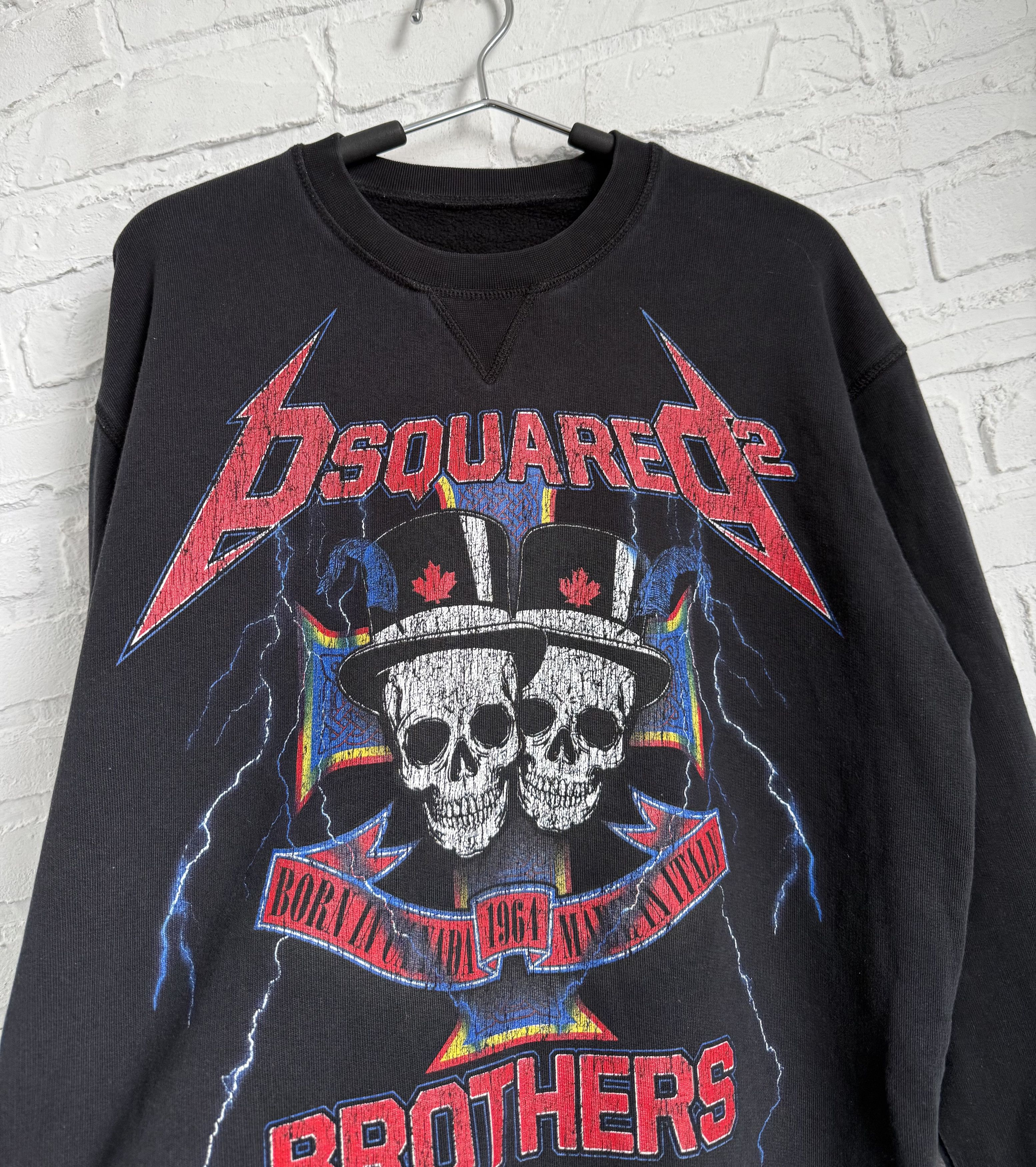 Dsquared2 Dsquared2 Guns n' Roses black sweatshirt Size US L / EU 52-54 / 3 - 4 Thumbnail