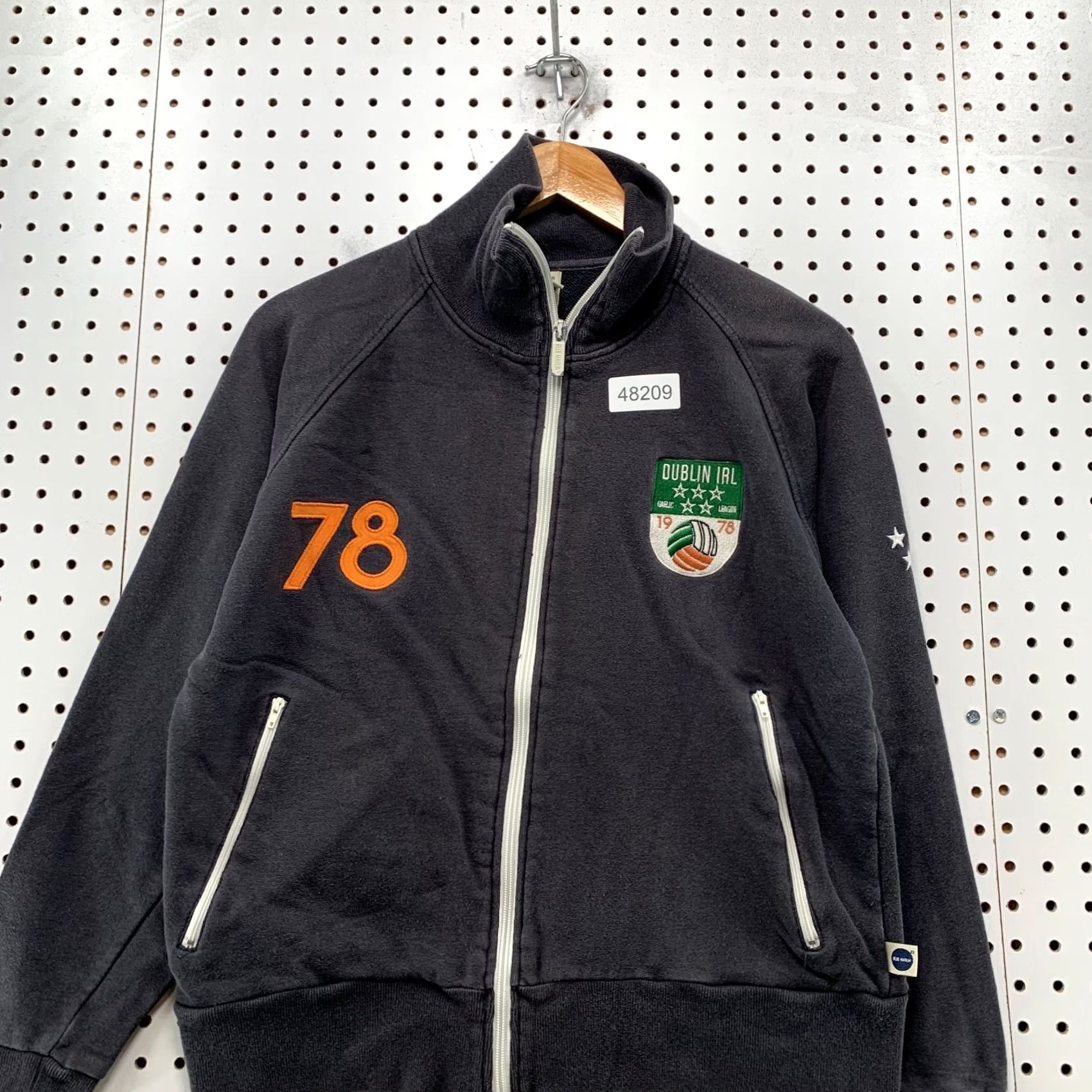 Vintage Blue Marlin Ireland Fleece Jacket Mens Small Black Retro Vintage Dublin 78 Cincinnati? Size US S / EU 44-46 / 1 - 4 Thumbnail