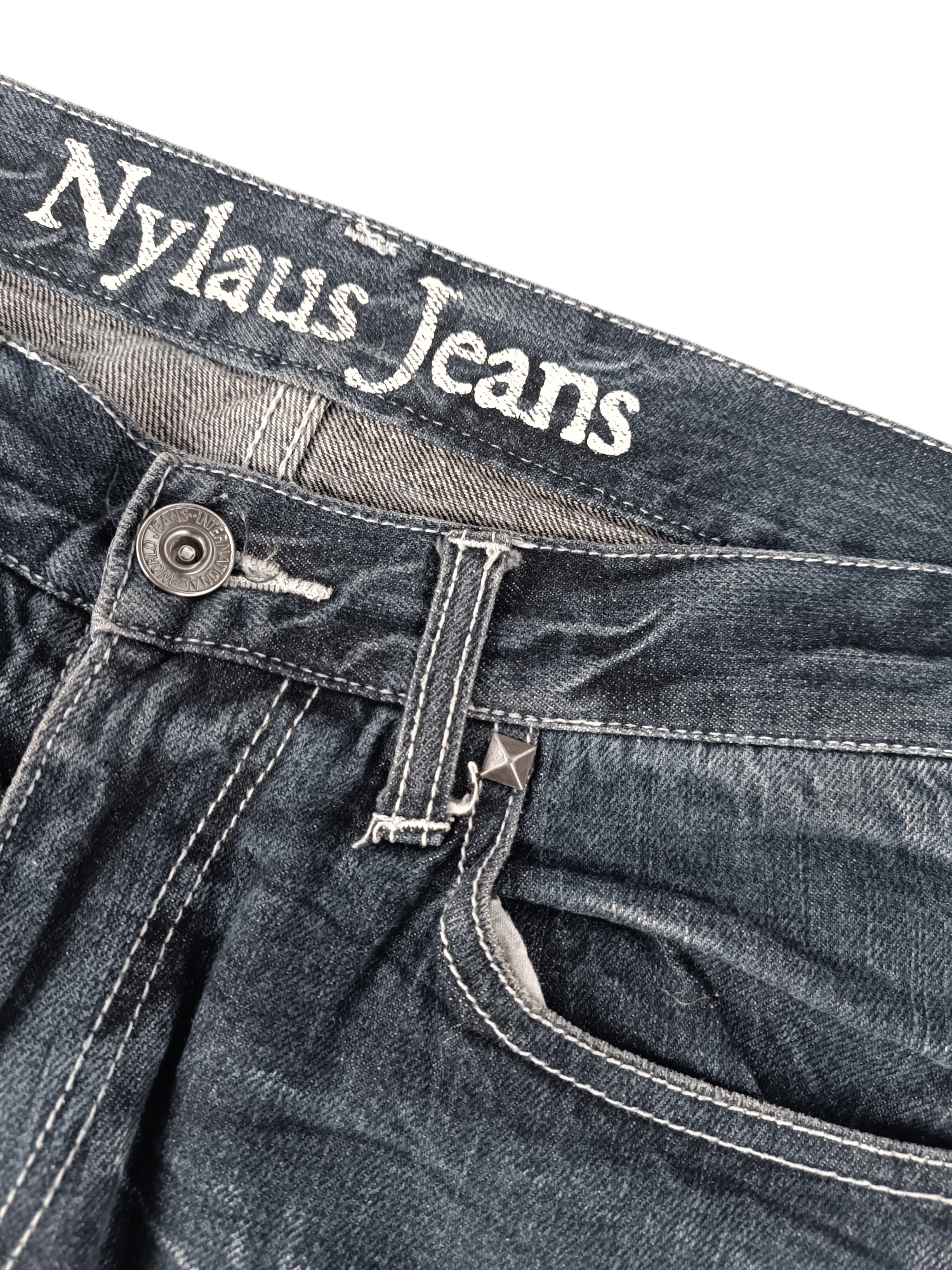 Hysteric Glamour Nylaus Japan Claw Mark Tassel Stud Jeans Size US 32 / EU 48 - 2 Thumbnail