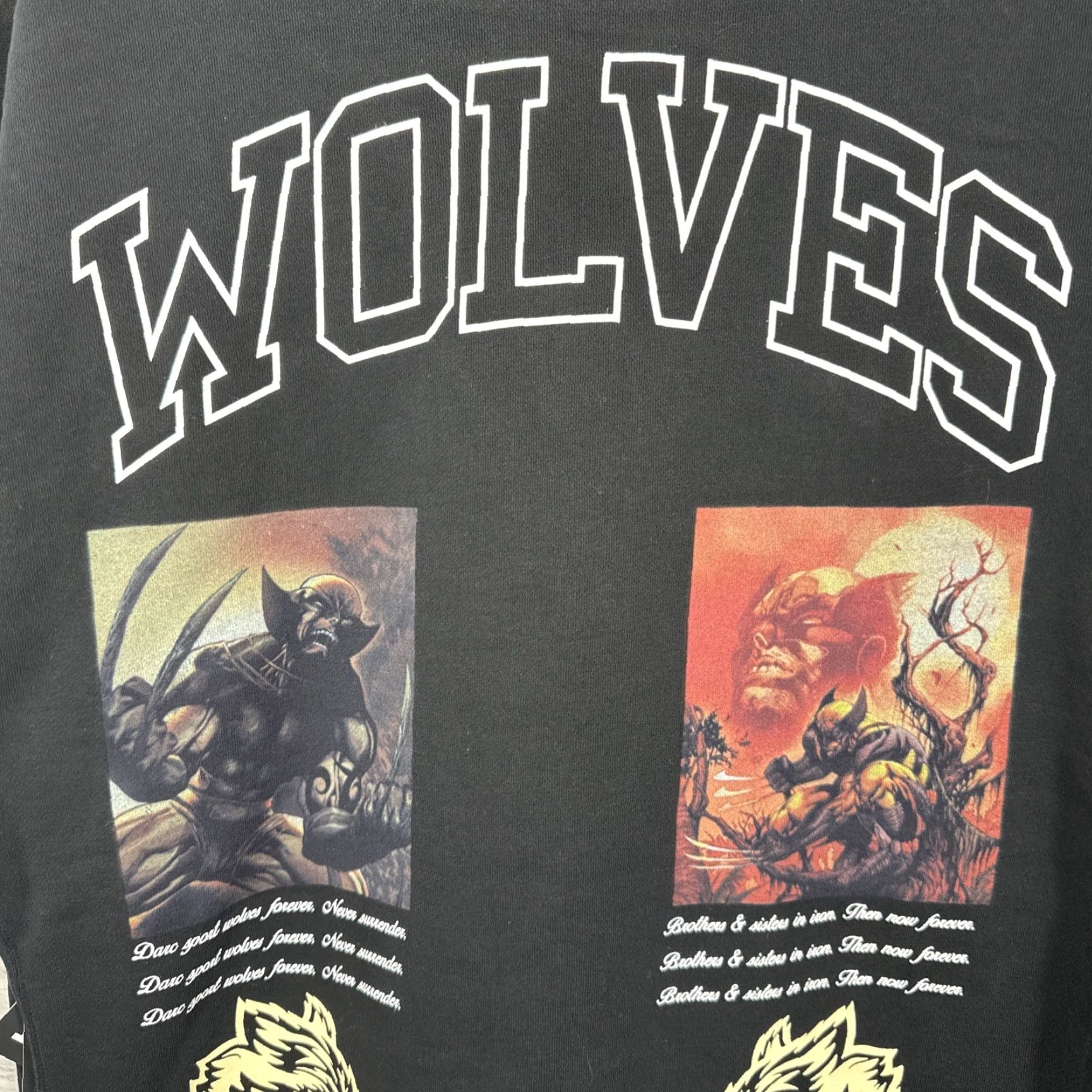 Vintage Darc Sport x Marvel Wolverine Pain Pigment Hoodie XL Black Unisex Adults Graphic Print Pullover Hooded Limited Edition 1000 Size US XL / EU 56 / 4 - 2 Thumbnail