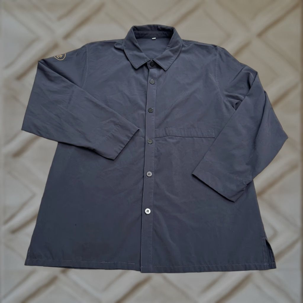 Vintage Mondetta Commuter Button-Down Shirt Mens Medium Navy Blue Pocket Stretch Classic Size US M / EU 48-50 / 2 - 1 Thumbnail