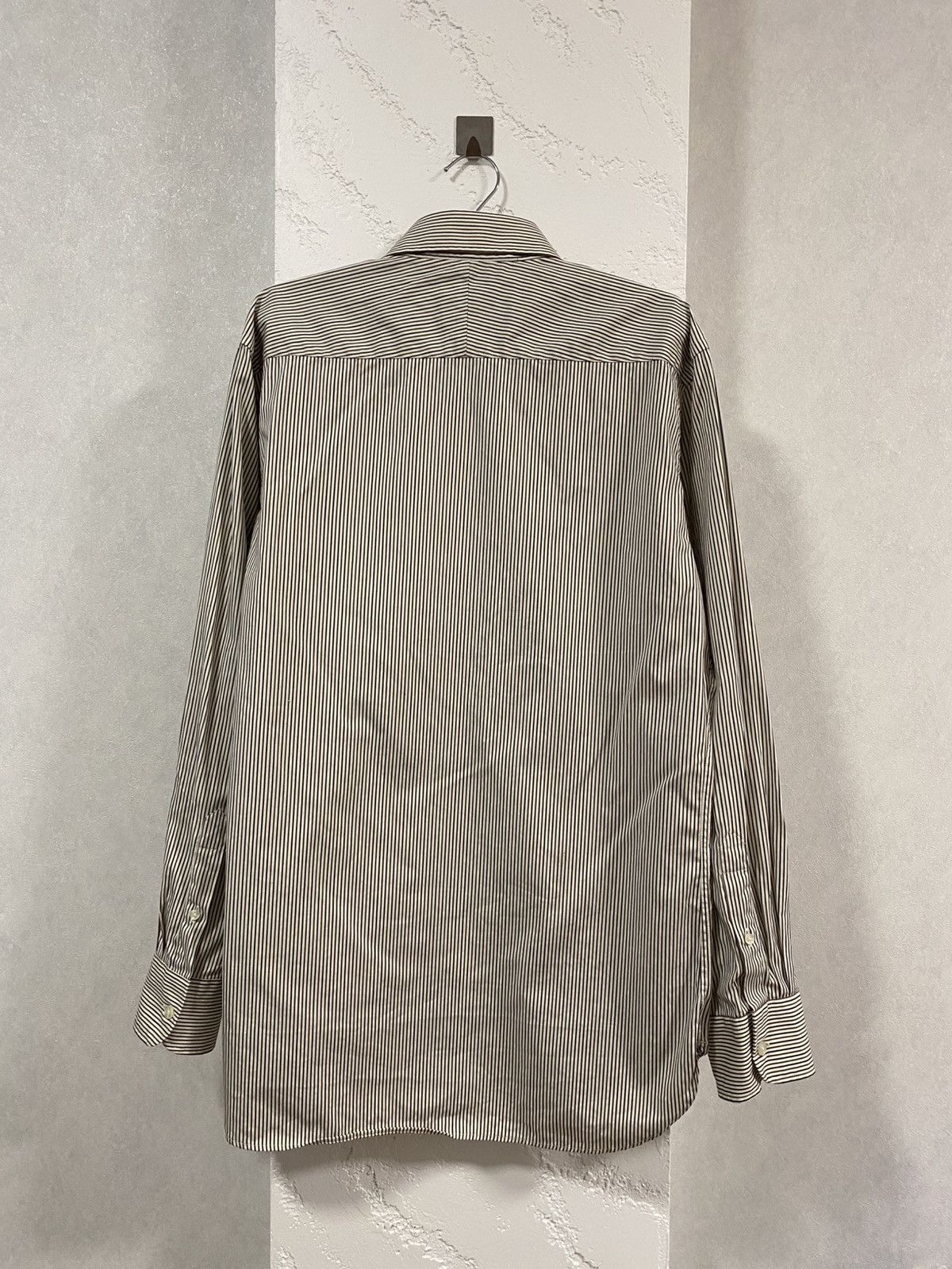 Aquascutum Aquascutum Stripe Clun Check Pattern Button Shirt Size: 16 Size US M / EU 48-50 / 2 - 8 Thumbnail