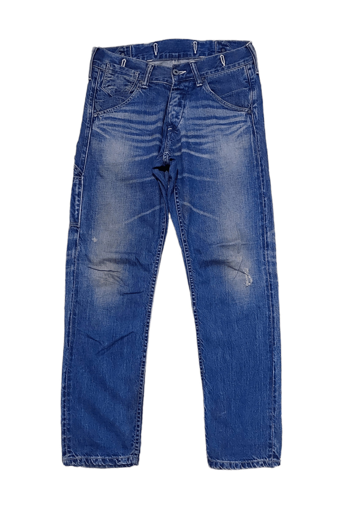 image of VTG John Bull Carpenter Selvedge Denim in Blue Denim, Men's (Size 30)