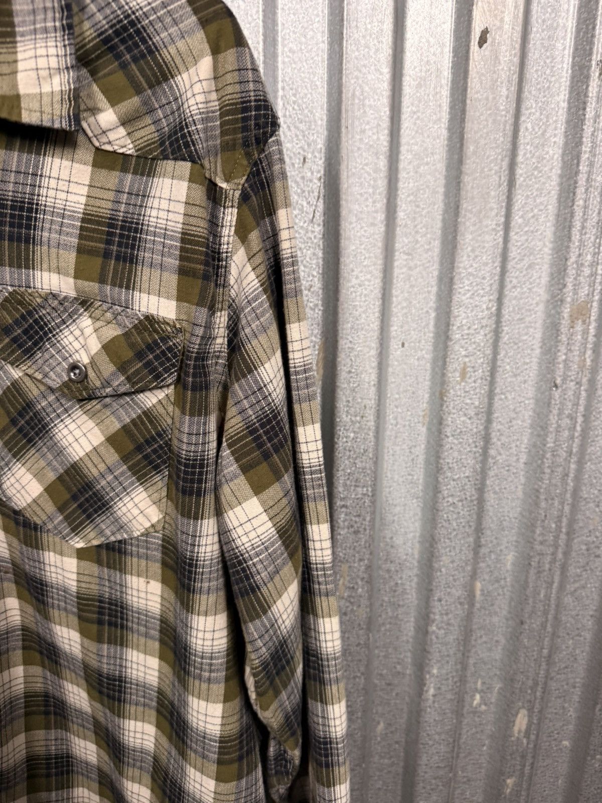 Wrangler Vintage Western Wrangler Plaid Button Up Cowboy Shirt Size US XXL / EU 58 / 5 - 8 Thumbnail
