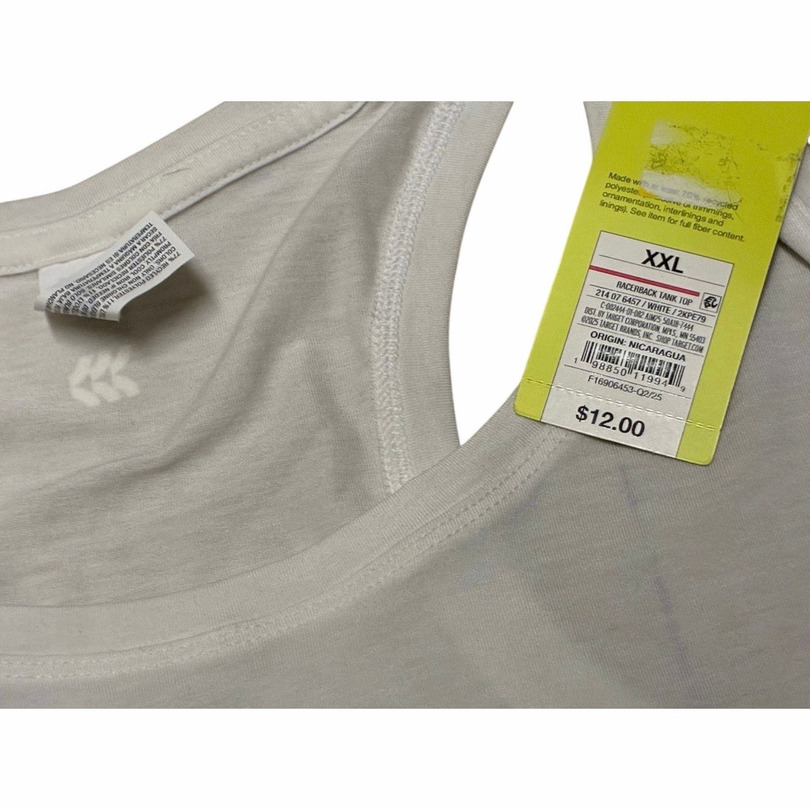 The Unbranded Brand All In Motion Women’s Tank Top Size XXL White Size XXL / US 16-18 / IT 52-54 - 5 Thumbnail