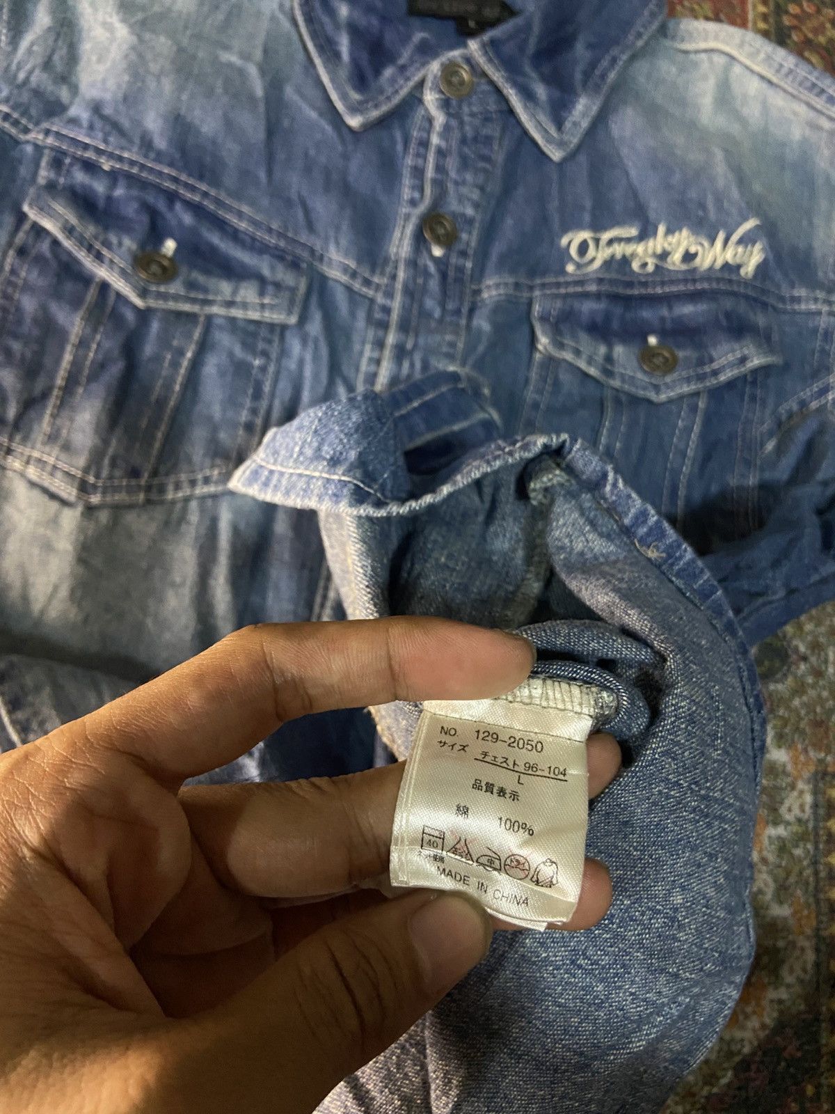 In The Attic In The Attic Denim Button Up Shirt Size US M / EU 48-50 / 2 - 5 Thumbnail