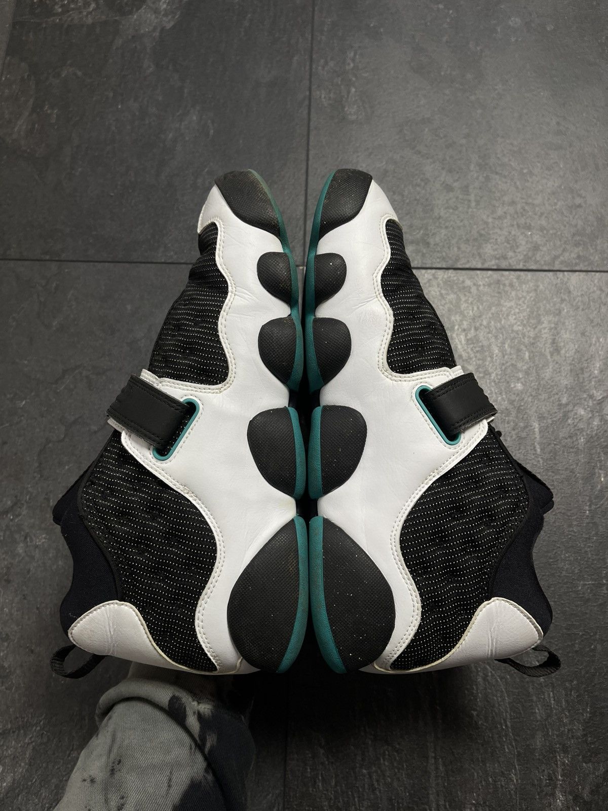 Streetwear Air Jordan Black Cat Retro Black Turbo Green White Size US 8.5 / EU 41-42 - 13 Thumbnail