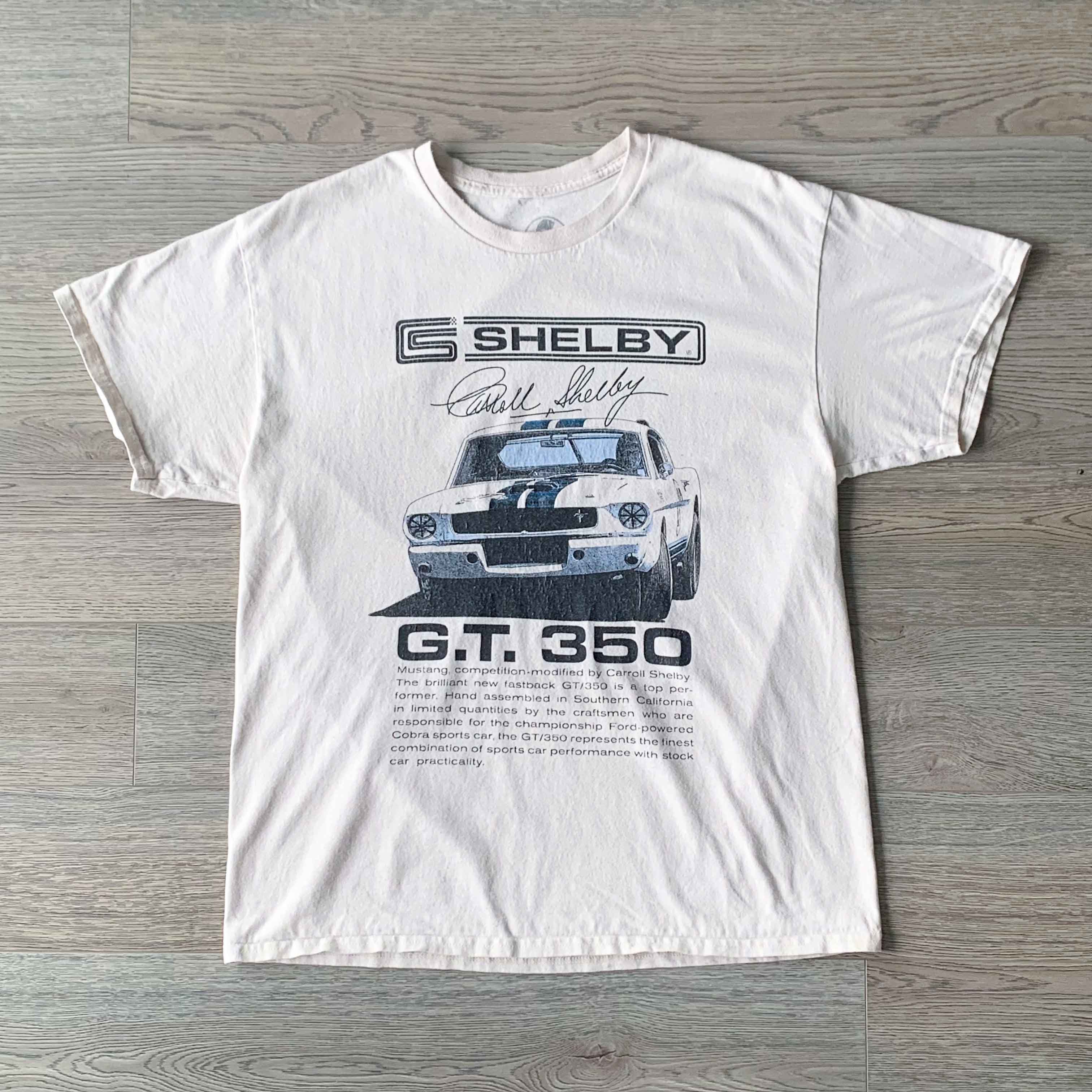 Vintage Vintage Shelby Mustang 350 T-shirt Size US L / EU 52-54 / 3 - 1 Thumbnail