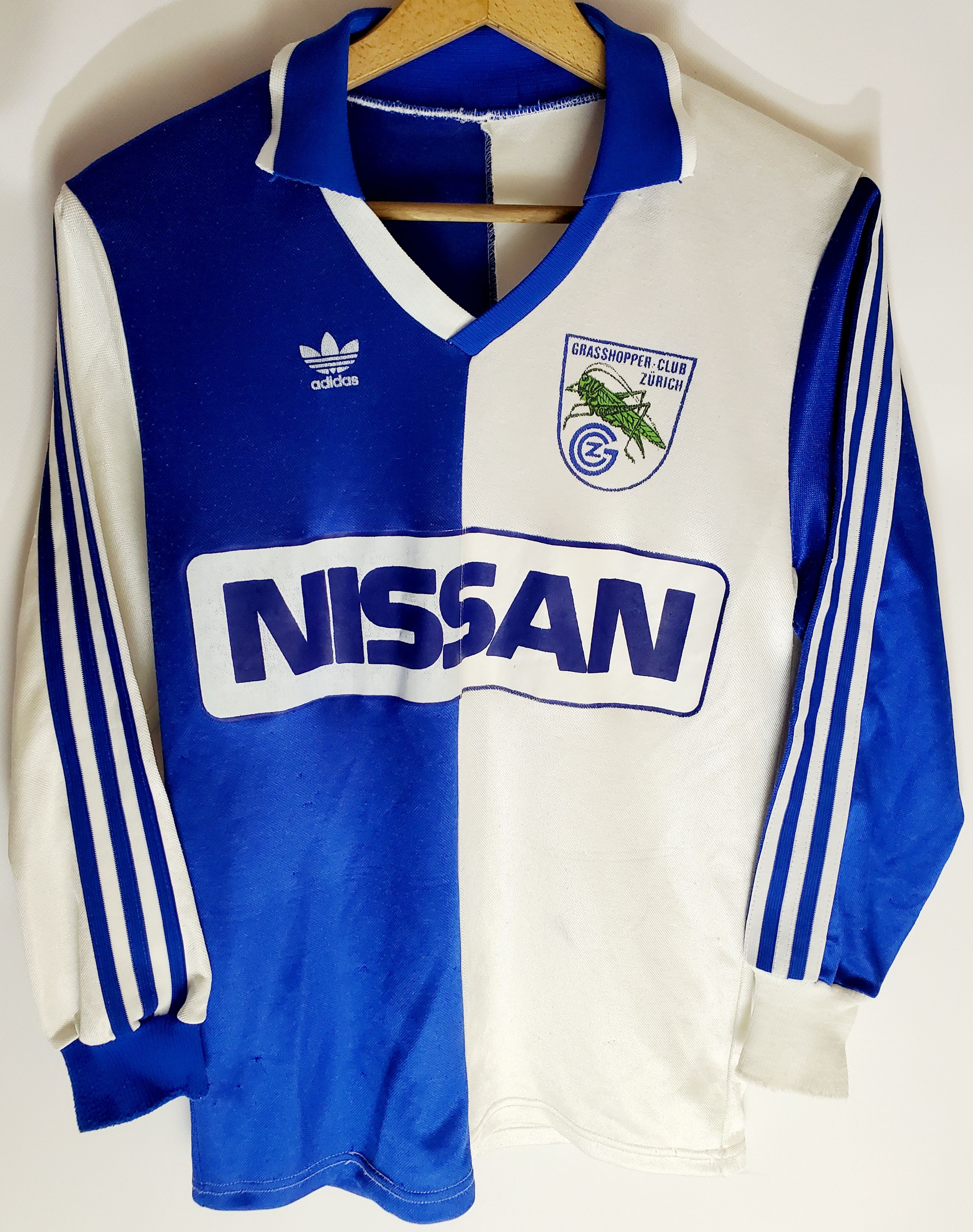 Adidas Grasshoppers Club Zurich 90s Home Long Sleeve S