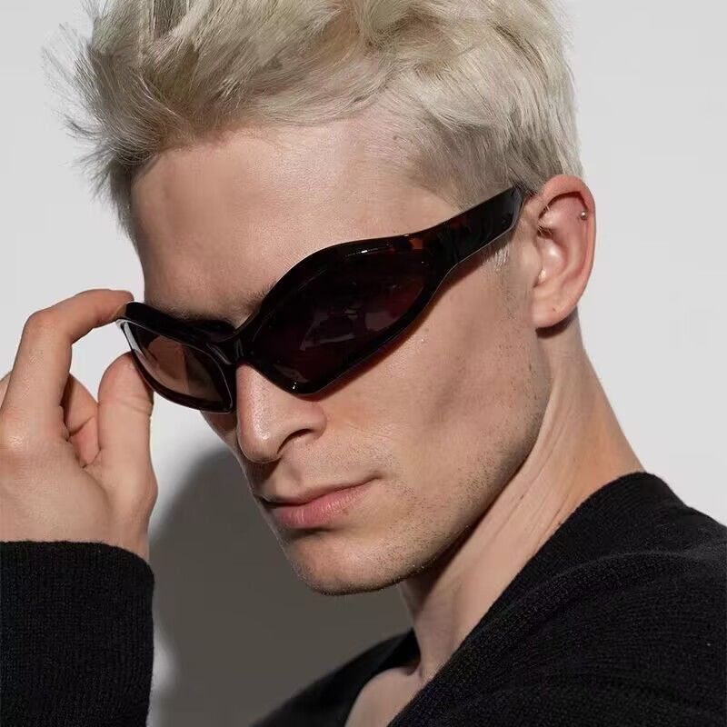 Electric Visual Modern Street ins style custom avant-garde sunglasses Size ONE SIZE - 2 Thumbnail
