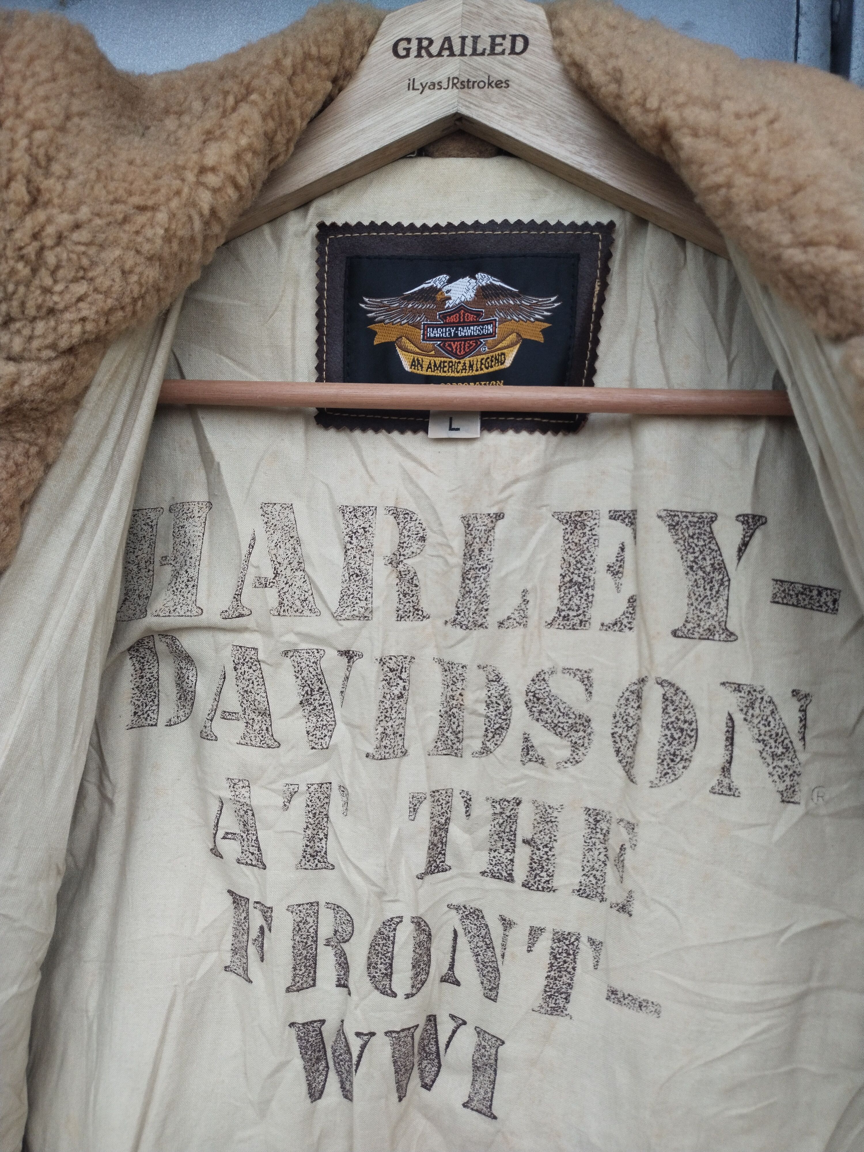 Harley Davidson Vintage C-OS 1957 Harley Davidson Motorcycle Champ Leather Size US L / EU 52-54 / 3 - 11 Thumbnail