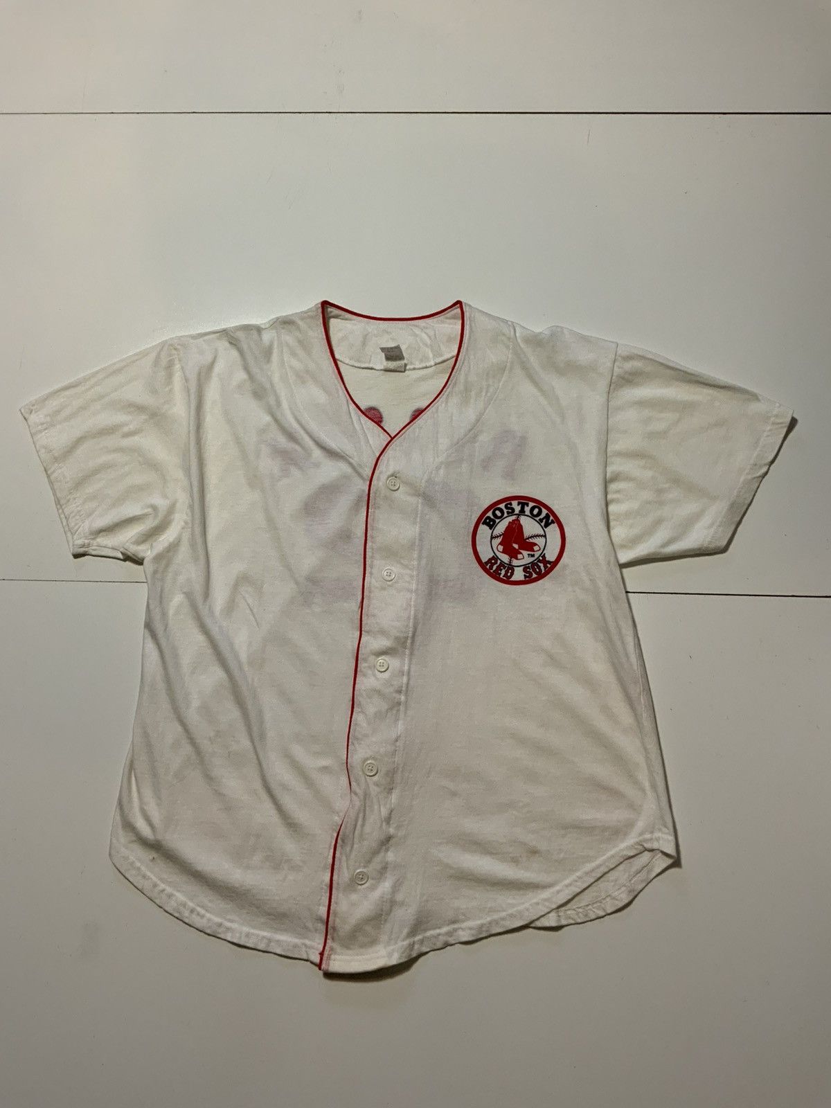 MLB Vintage Boston Red Sox MBNA America MLB Baseball 02 Jersey Size US L / EU 52-54 / 3 - 2 Thumbnail
