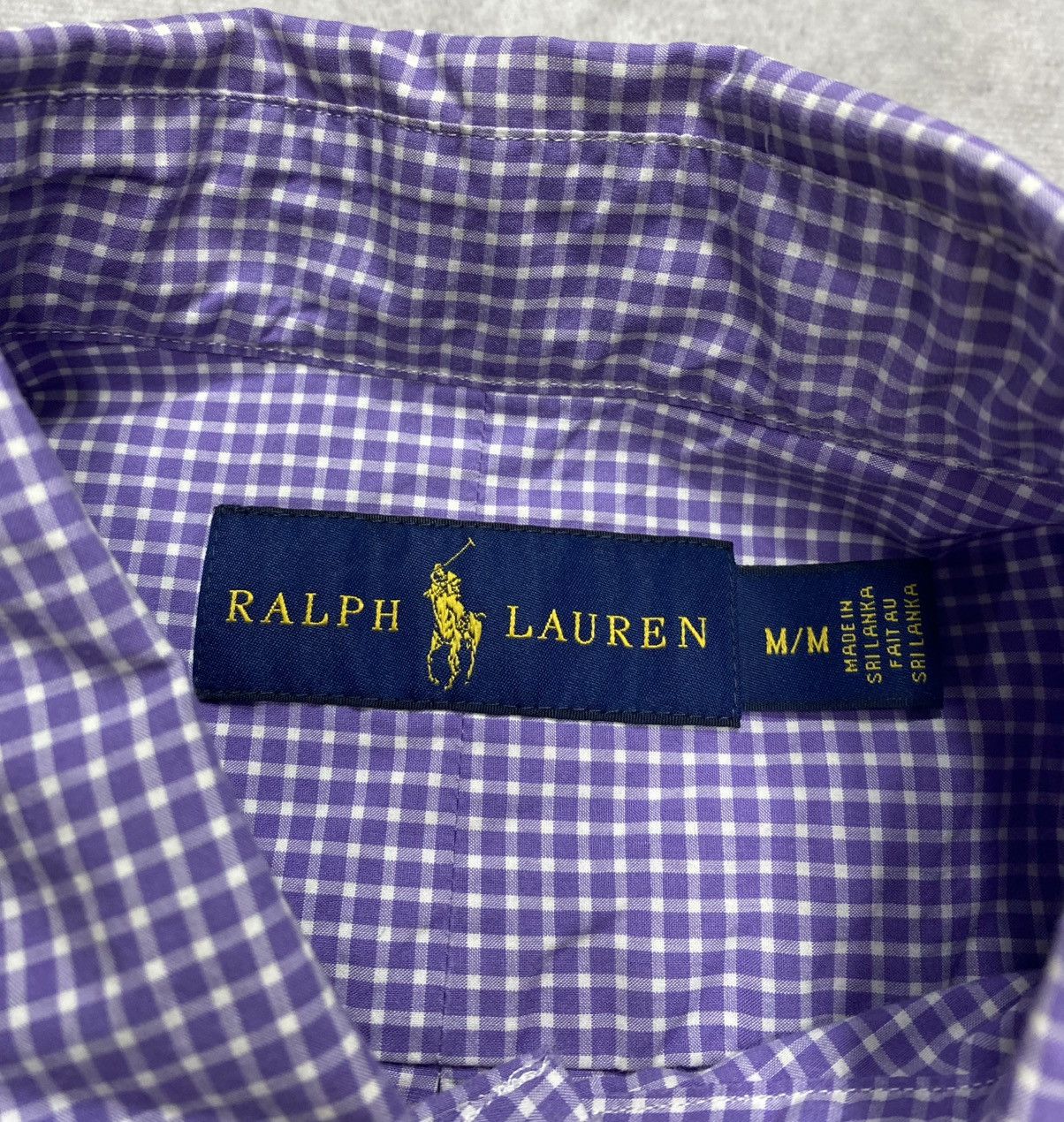 Polo Ralph Lauren Vintage Polo Ralph Lauren Gingham Oxford Shirt Size US M / EU 48-50 / 2 - 3 Thumbnail