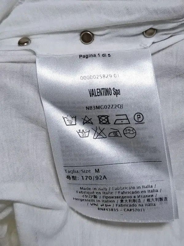 Valentino Valentino White Cotton Short Sleeve T-Shirt . Size M / US 6-8 / IT 42-44 - 3 Thumbnail