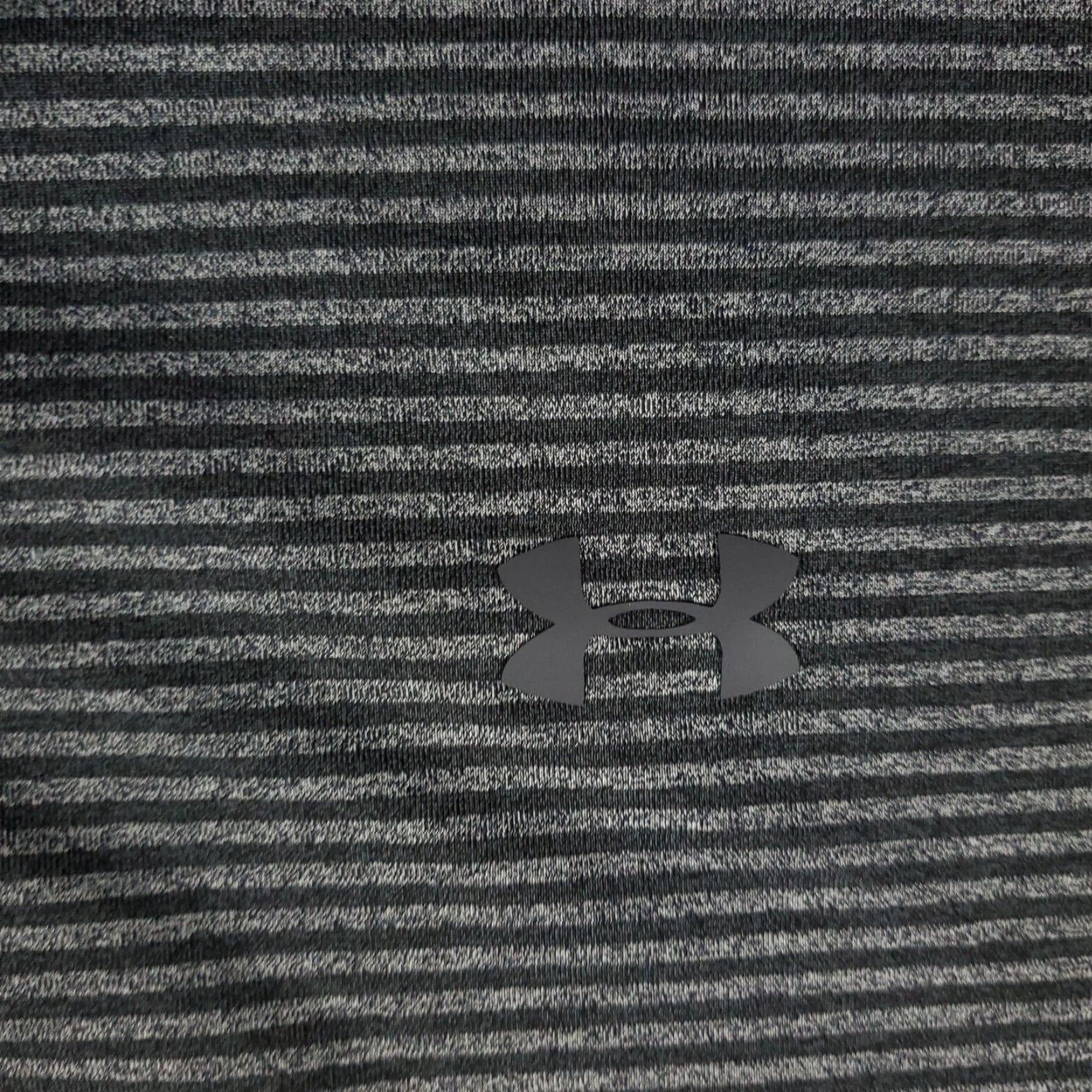 Under Armour Under Armour Polo Shirt Mens 2XL Gray Striped Golf Casual Short Sleeve Polo Size US XXL / EU 58 / 5 - 2 Thumbnail