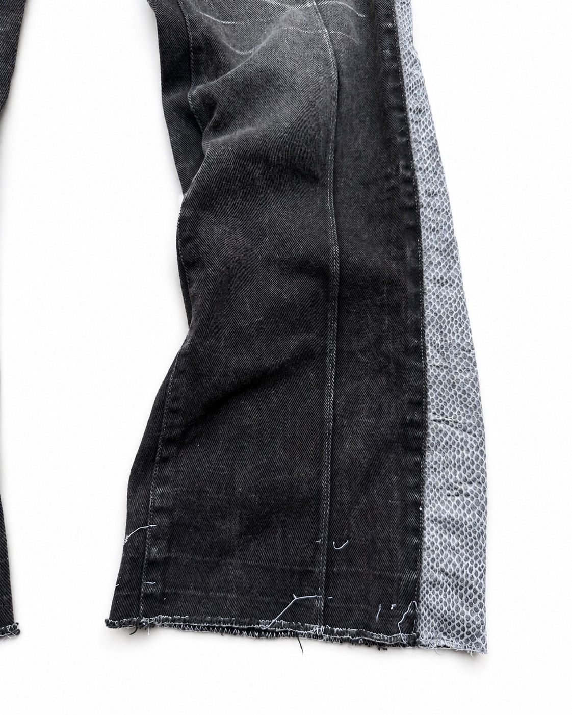 Japanese Brand Berning Sho flare jeans Size US 28 / EU 44 - 6 Thumbnail