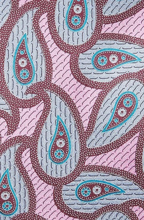 Ermenegildo Zegna Ermenegildo Zegna Paisley Pink Italian Silk Tie Size ONE SIZE - 2 Thumbnail