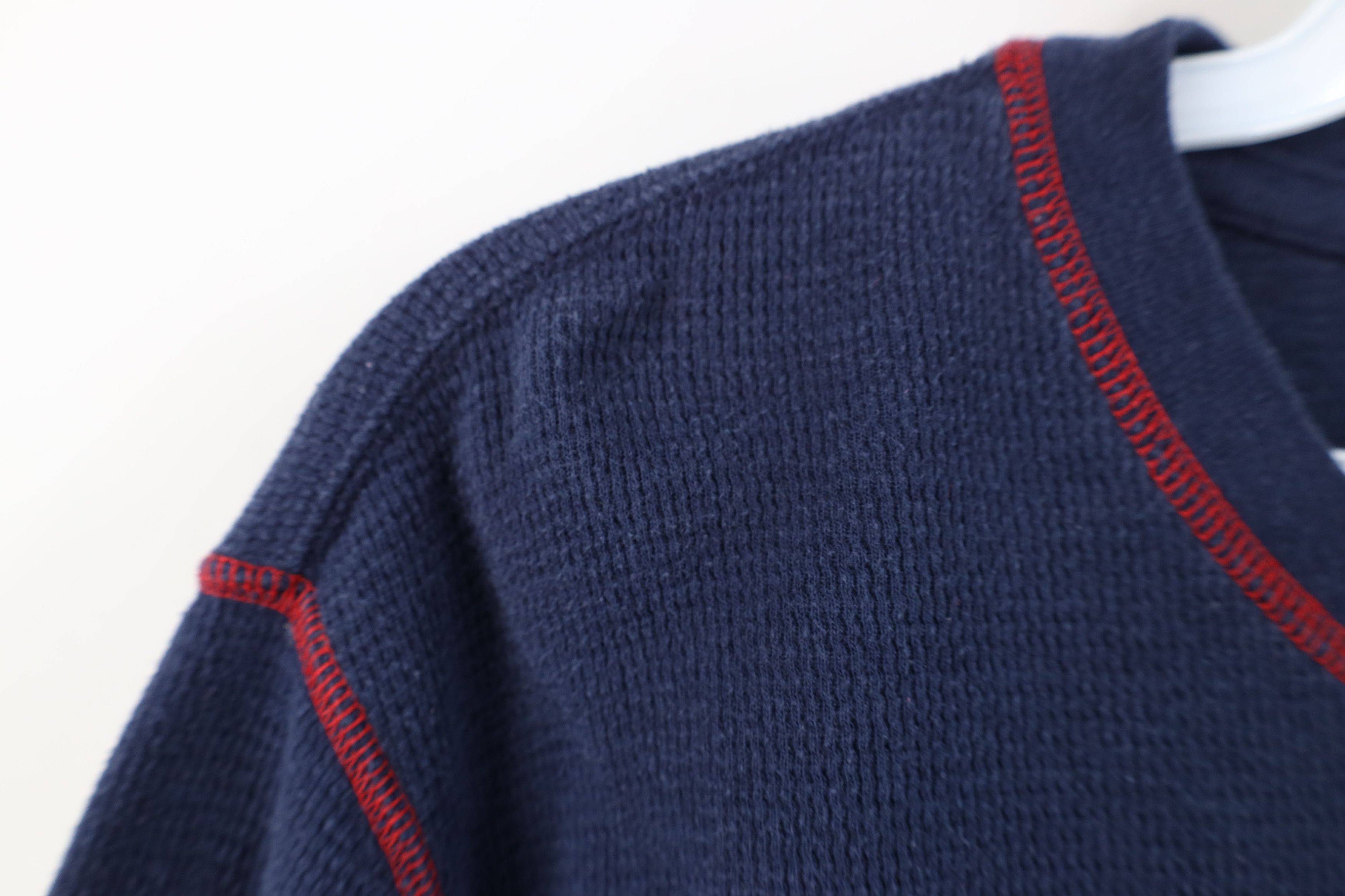 Ralph Lauren Vintage Ralph Lauren Thermal Waffle Knit Long Sleeve T-Shirt Size US M / EU 48-50 / 2 - 5 Thumbnail