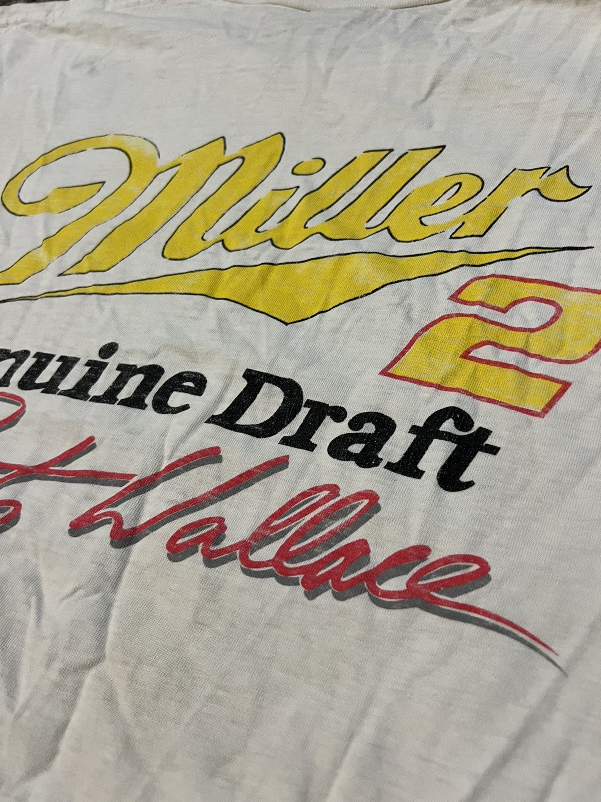 NASCAR × Vintage Vintage Nascar Miller Genuine Draft Tee Size US XL / EU 56 / 4 - 3 Thumbnail