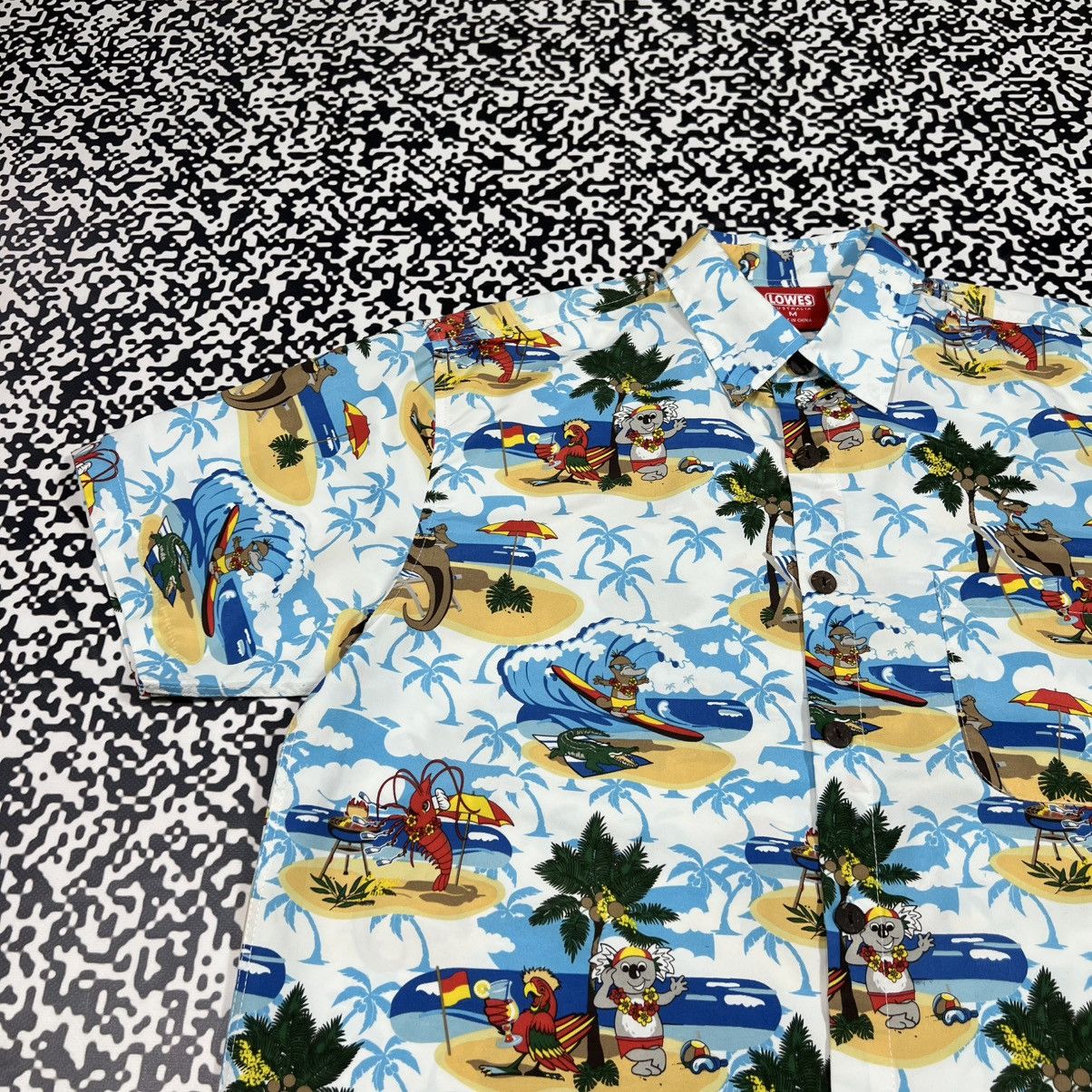 Vintage Vintage Y2K Lowes Australia Hawaiian Palm Surf Style Shirt Size US M / EU 48-50 / 2 - 7 Thumbnail