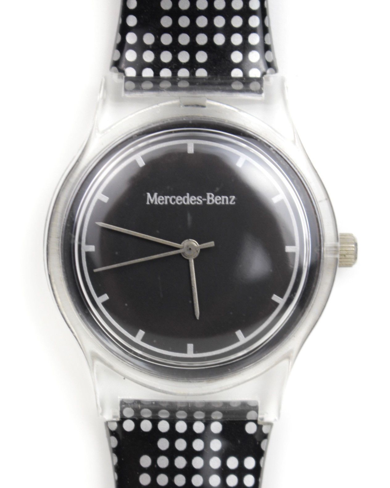 Mercedes-Benz 2000S MERCEDES-BENZ CLEAR CASE DOT STRAP WATCH Size ONE SIZE - 2 Thumbnail
