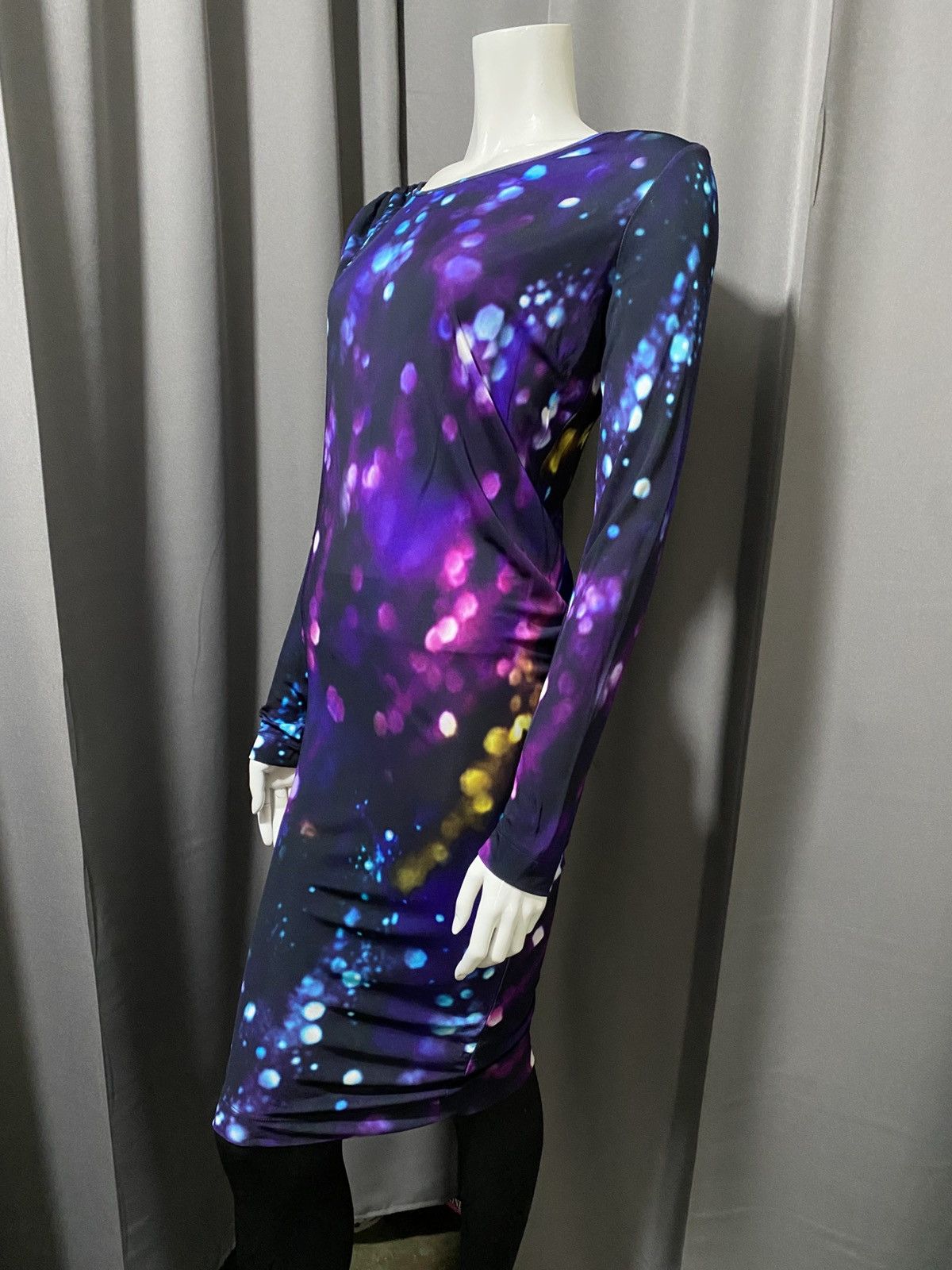 Escada Sport Escada- Sparkle Universe Midi Dress Size M / US 6-8 / IT 42-44 - 4 Thumbnail