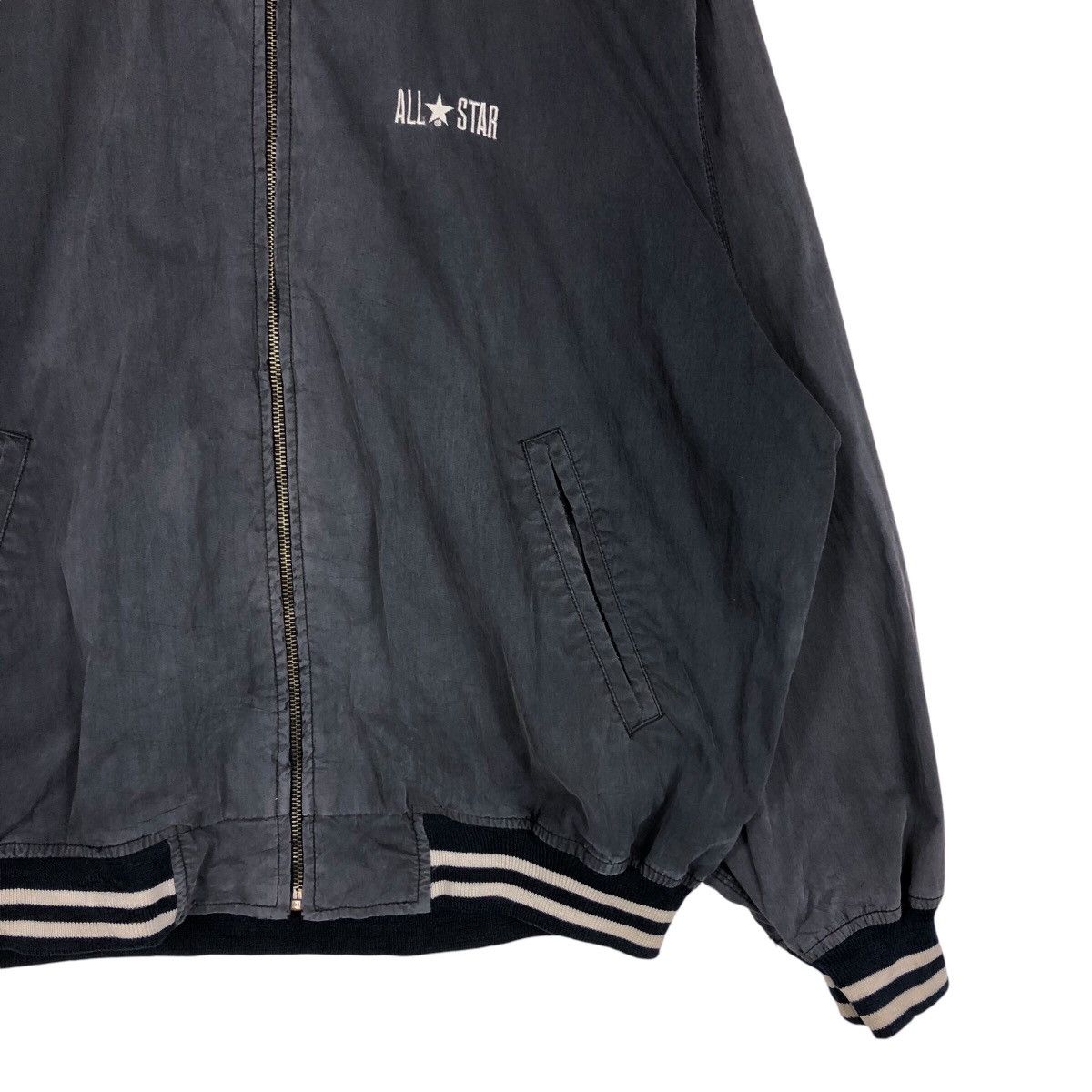 Japanese Brand 📌Vintage Bomber Jacket Zipper Converse All Star Size US M / EU 48-50 / 2 - 6 Thumbnail