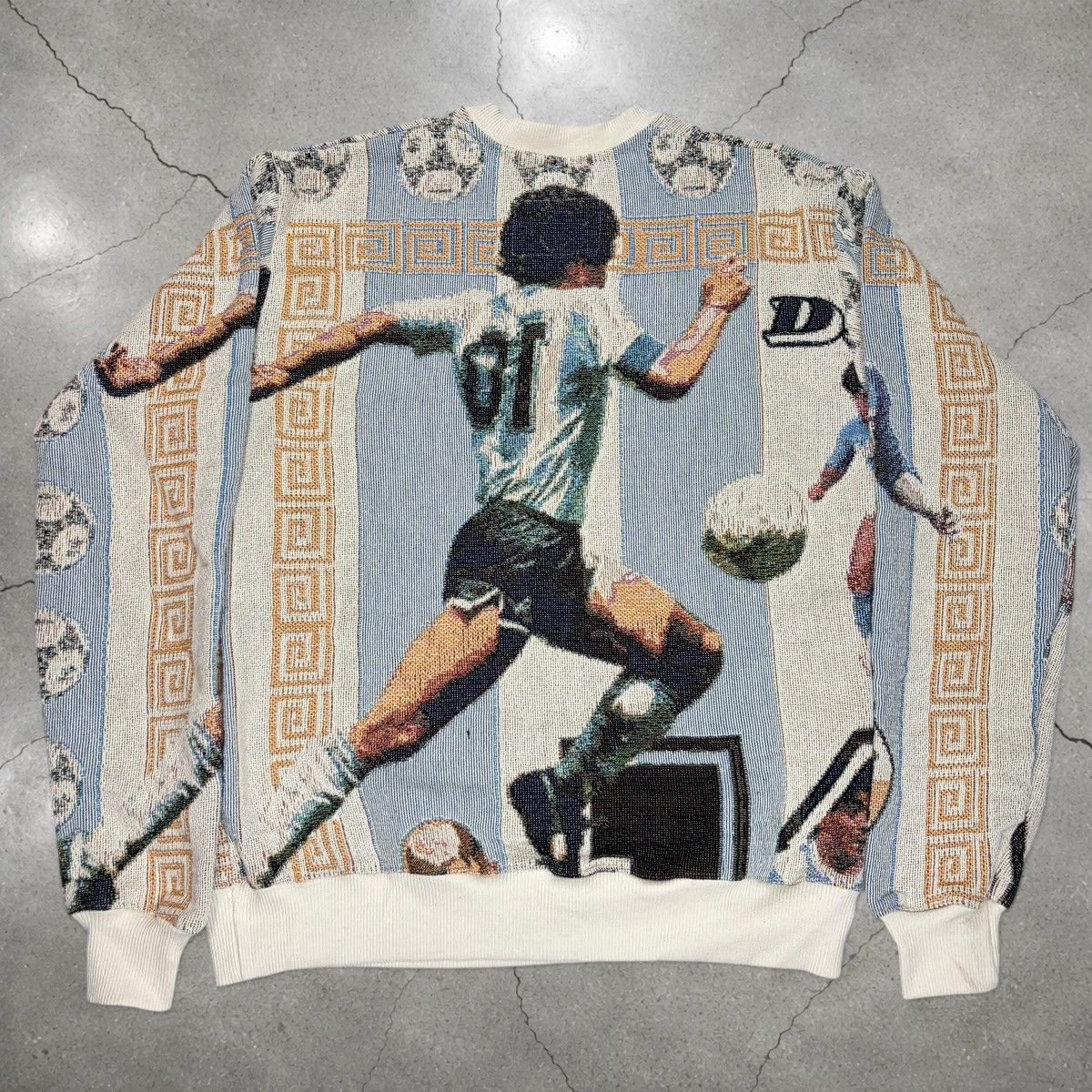 Other Diego Armando Maradona Knit Sweater Saturdays Football SZ S Size US S / EU 44-46 / 1 - 2 Thumbnail