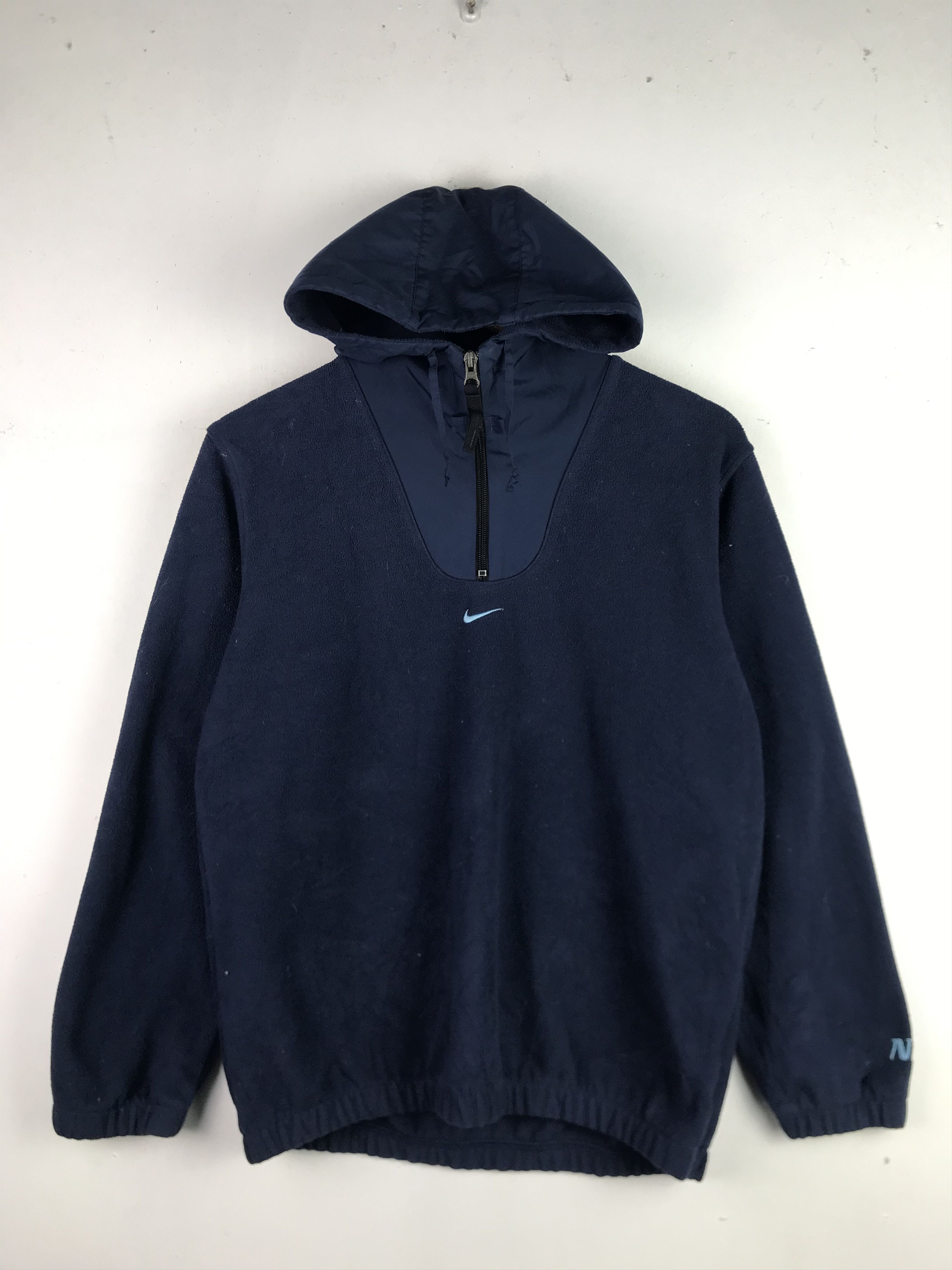 Vintage Y2K Nike Centre Half Zipper Fleece Jacket