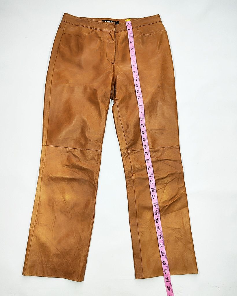 DKNY DKNY sheep skin full leather biker pant waist 30 inch Size 30" / US 8 / IT 44 - 5 Thumbnail